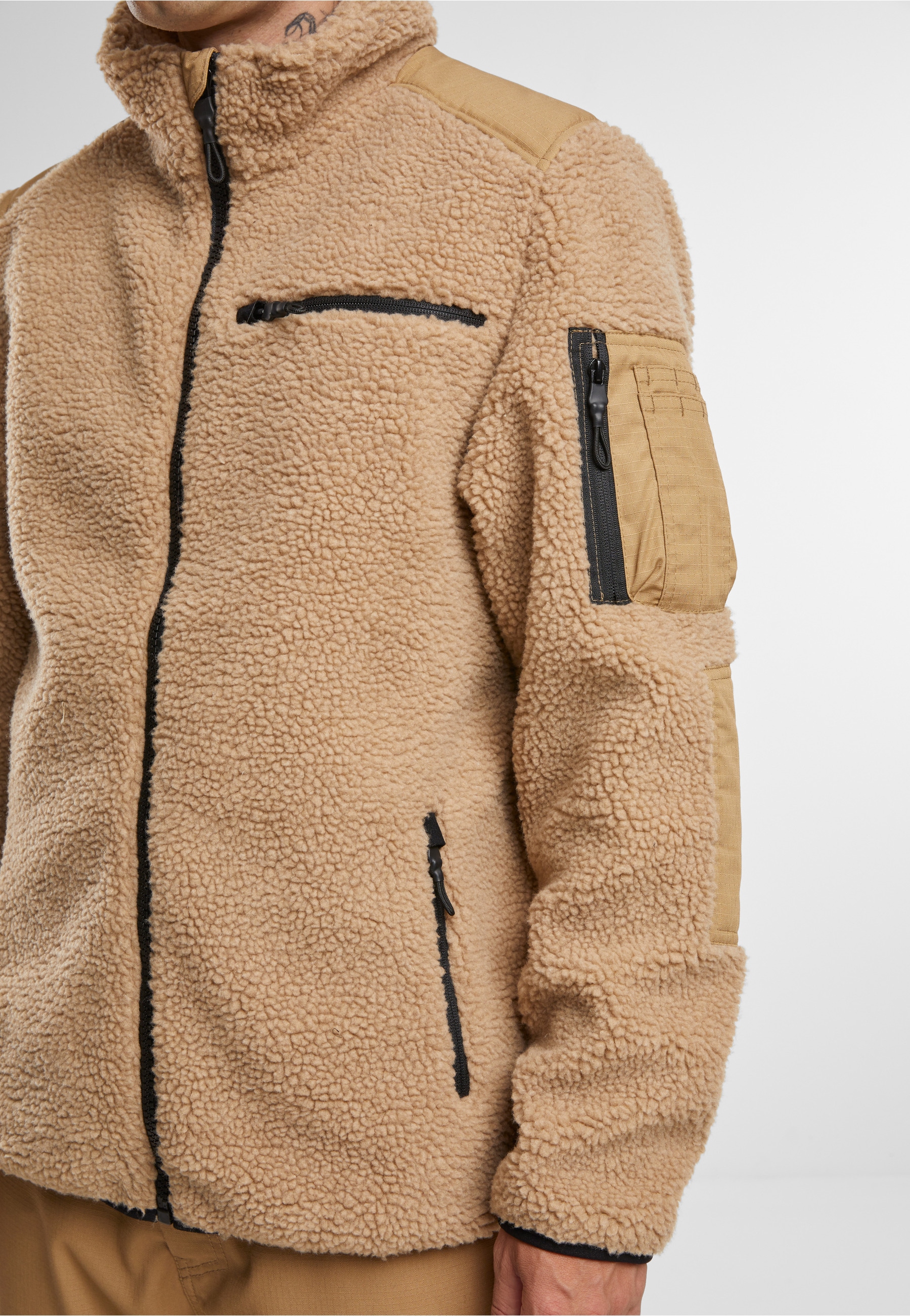Brandit Allwetterjacke »Brandit Brandit Men Ramble Teddyfleece Jacket« 1 Stk. tlg. ohne Kapuze