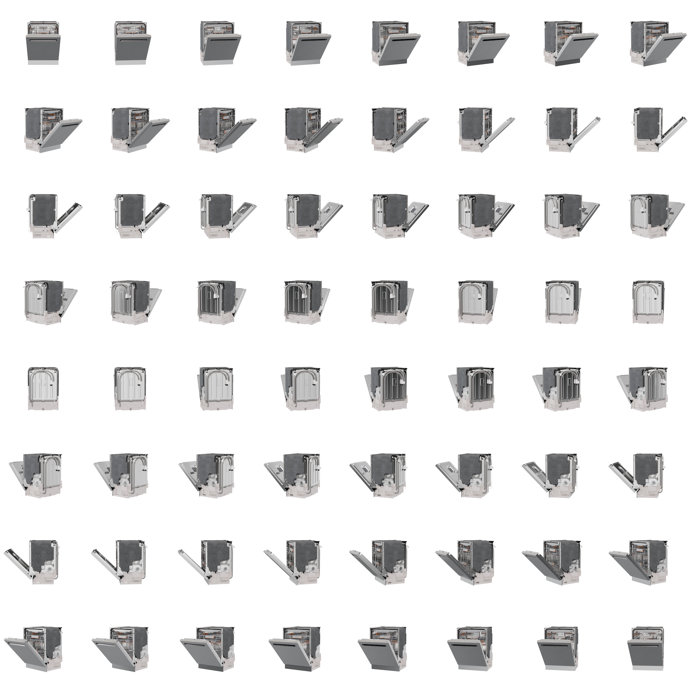 GORENJE Unterbaugeschirrspüler »GU673C65X« 9,5 l 16 Maßgedecke TotalDry - auto. Türöffnung