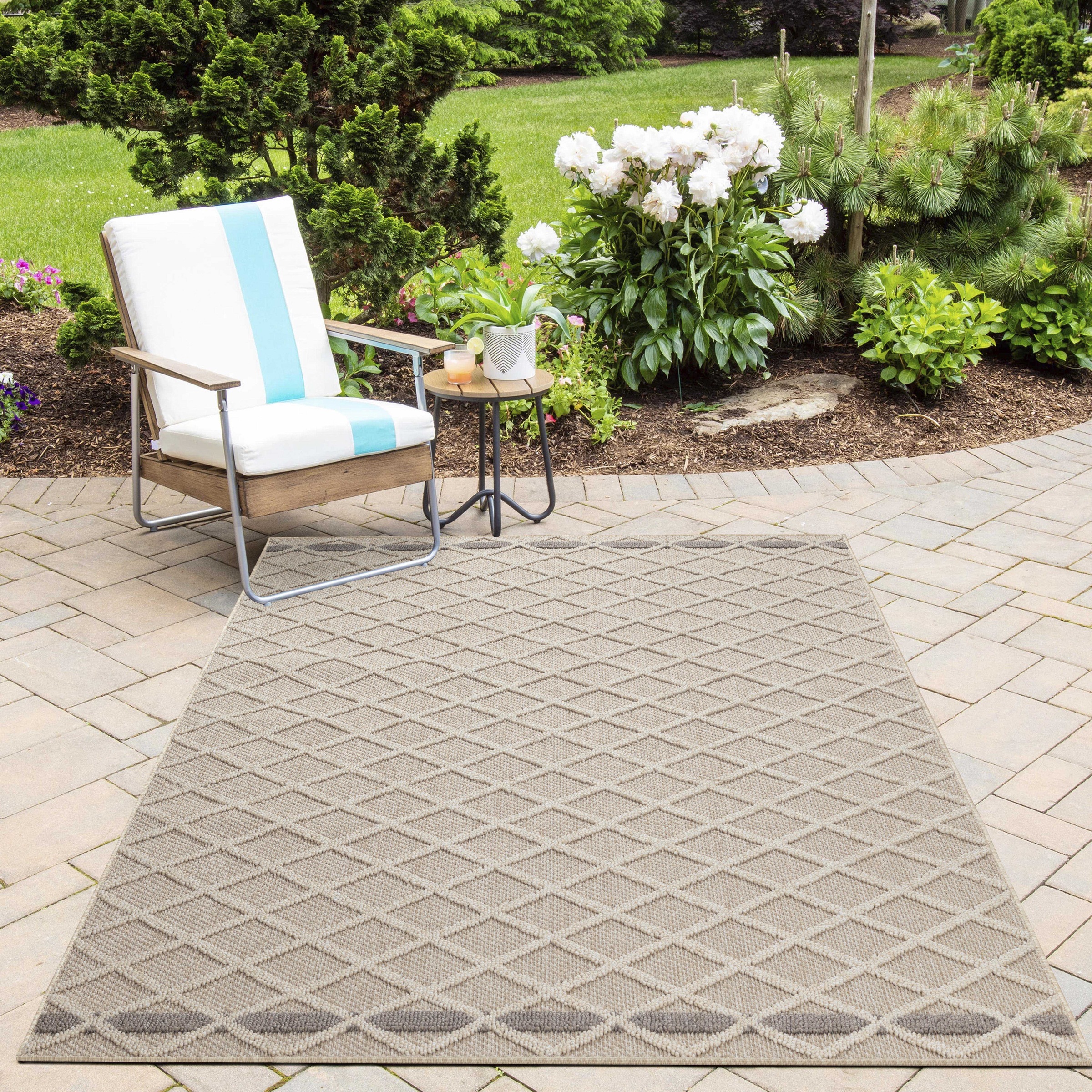 Ayyildiz Teppiche Outdoorteppich »PATARA 4953«, rechteckig, 8 mm Höhe, Läuf günstig online kaufen