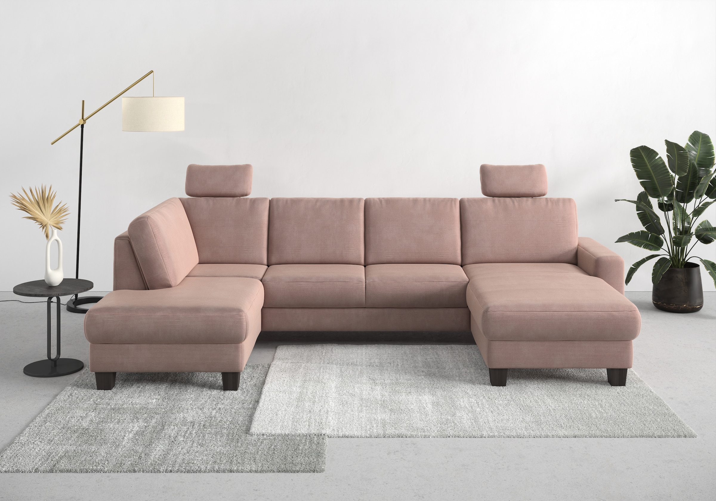 Home affaire Wohnlandschaft »Summer U-Form« mit oder ohne Bettfunktion und günstig online kaufen