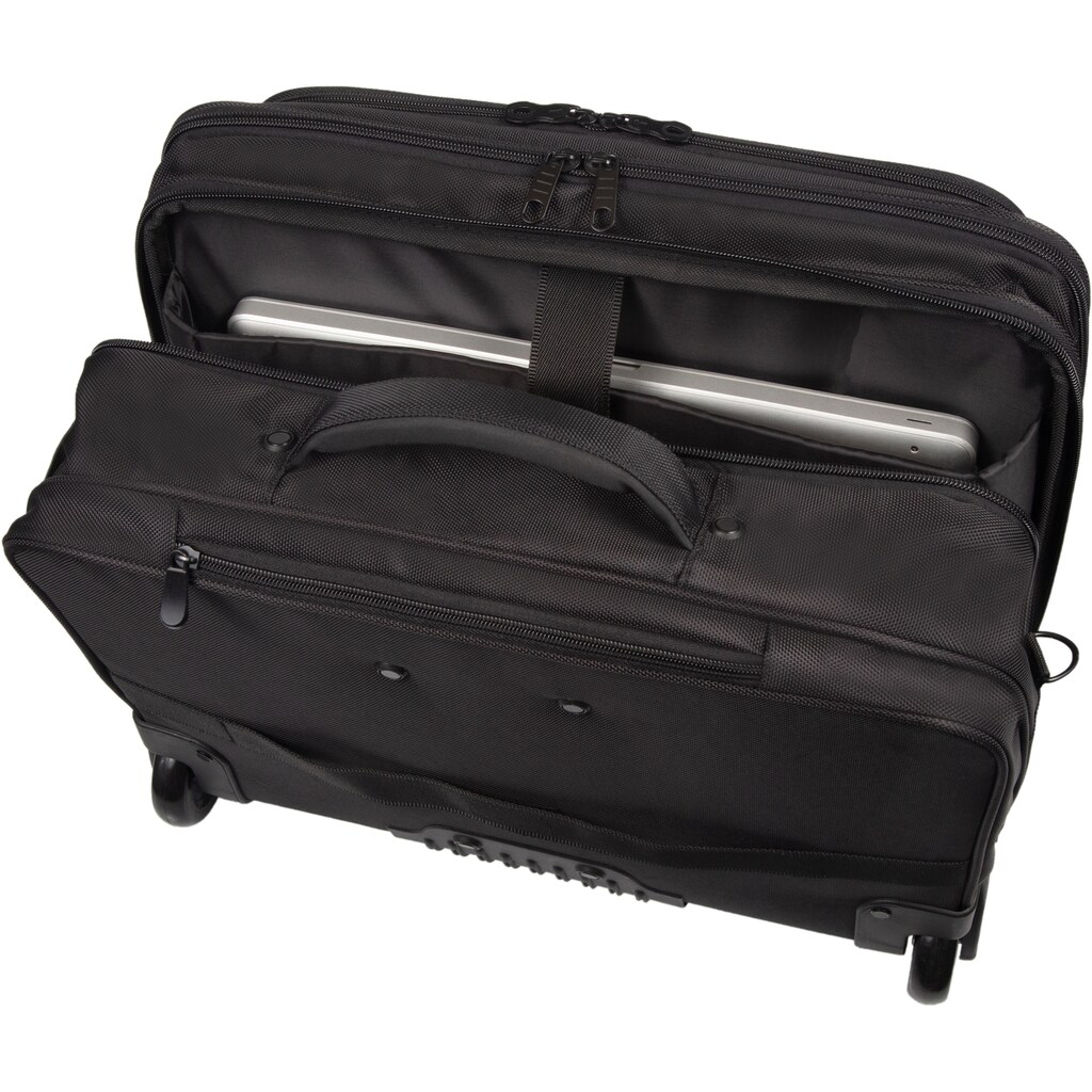 LIGHTPAK® Business-Trolley »RPET«, 2 Rollen, mit Laptopfach; aus recyceltem Material