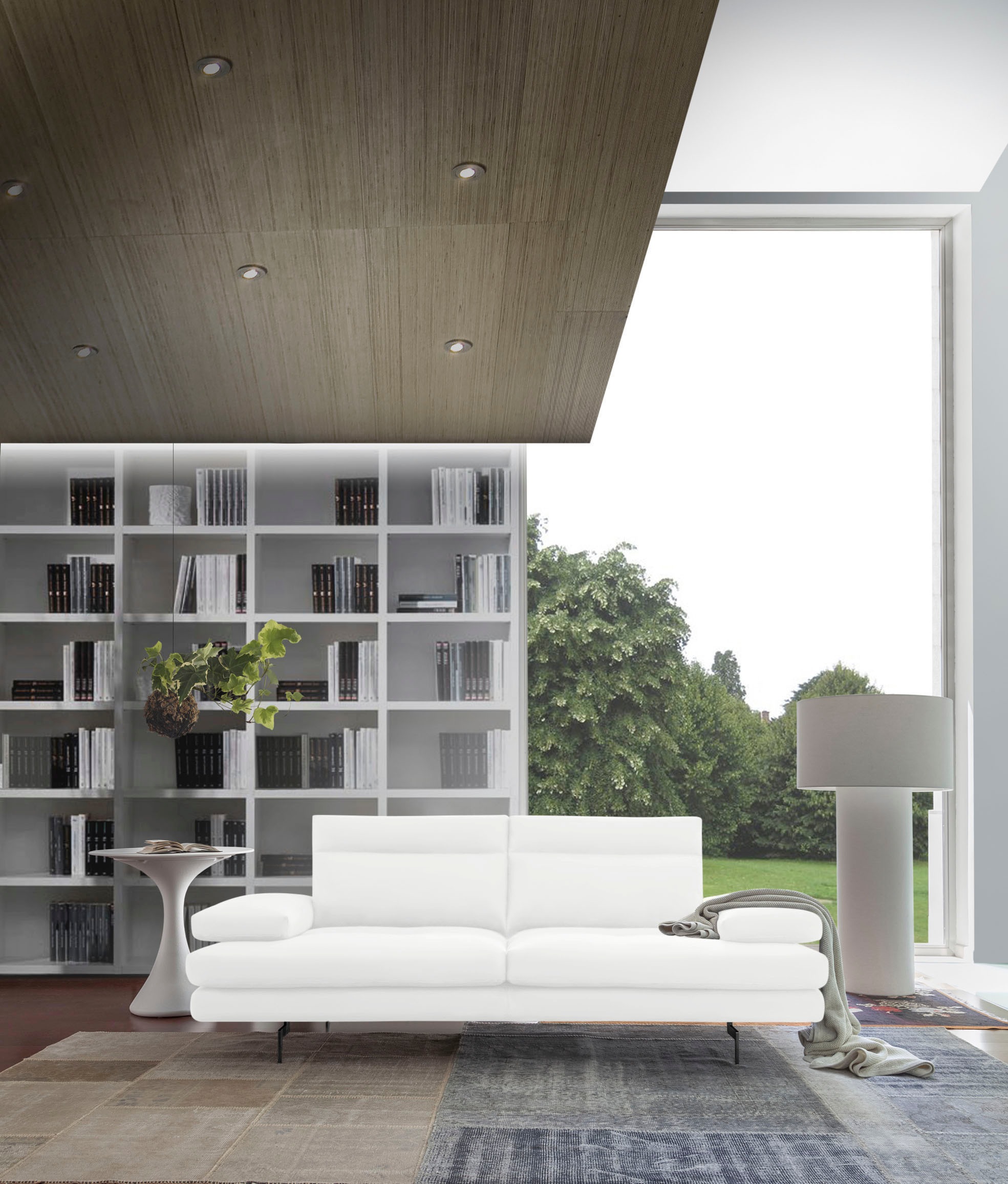 CALIA ITALIA 3-Sitzer »Toby Wing, Designsofa, hochwertige Verarbeitungsdeta günstig online kaufen