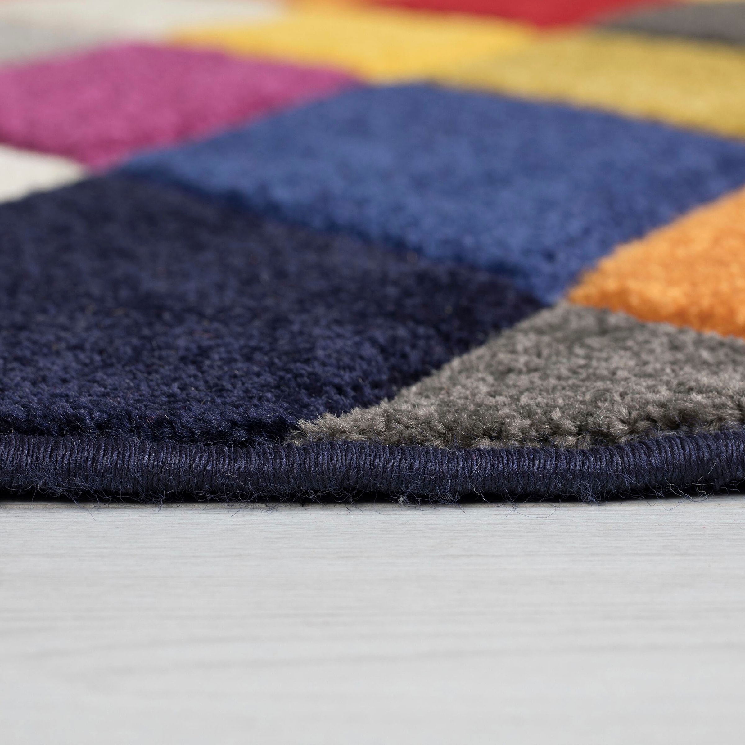 FLAIR RUGS Teppich »Rhumba«, rechteckig, Muster, strapazierfähig, und fußbodenheizungsgeeignet, bestellen buntes schnell Rauten bequem