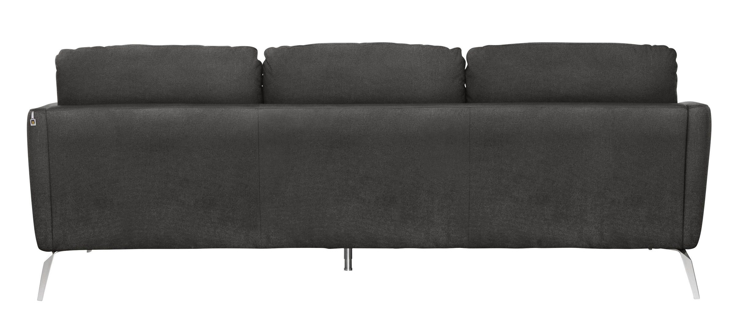 W.SCHILLIG Big-Sofa »softy«, mit dekorativer Heftung im Sitz, Füße Chrom glänzend