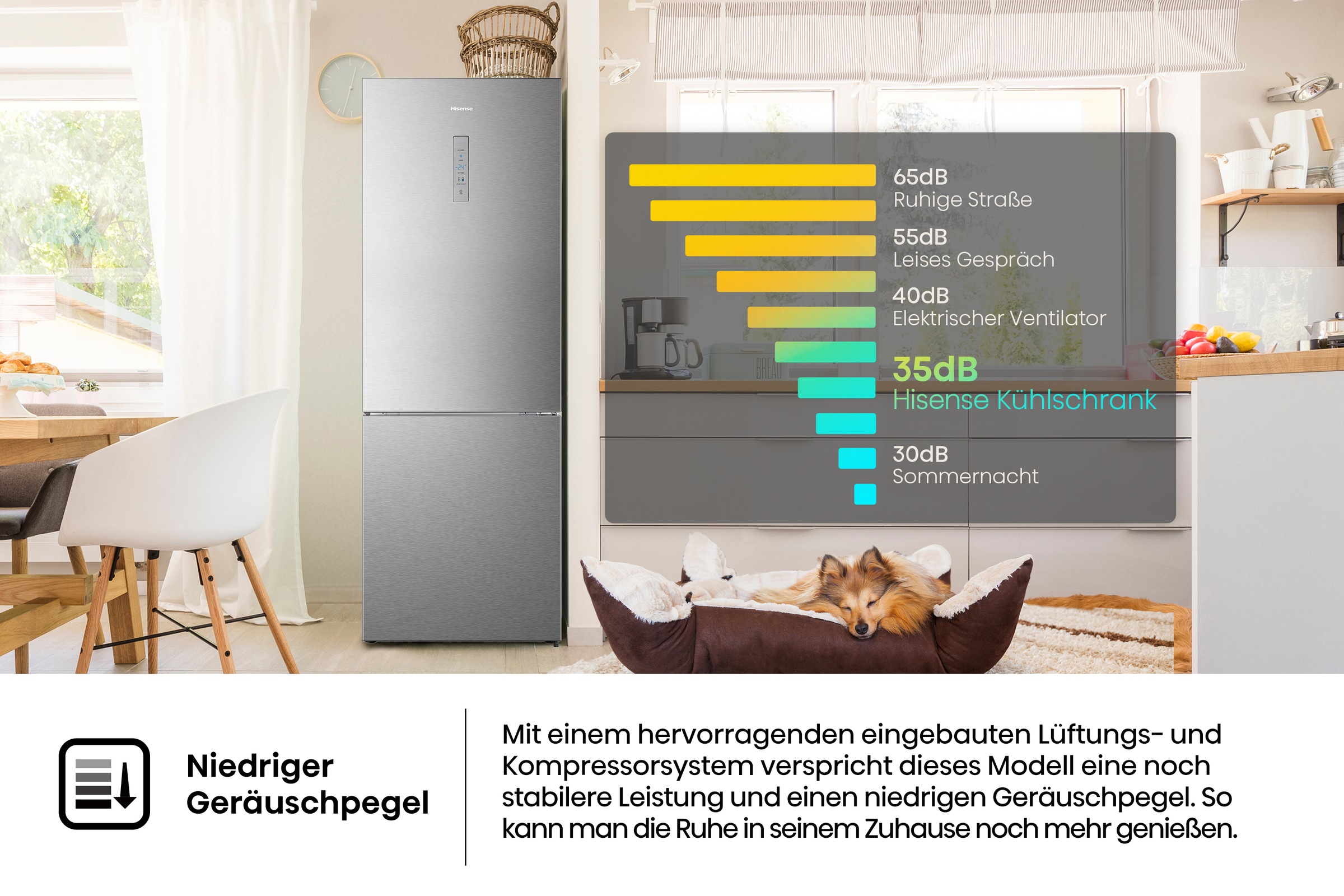 Hisense Kühl-/Gefrierkombination »RB645N4BIB« 201,3 cm hoch 70,4 cm breit 70cm breit
