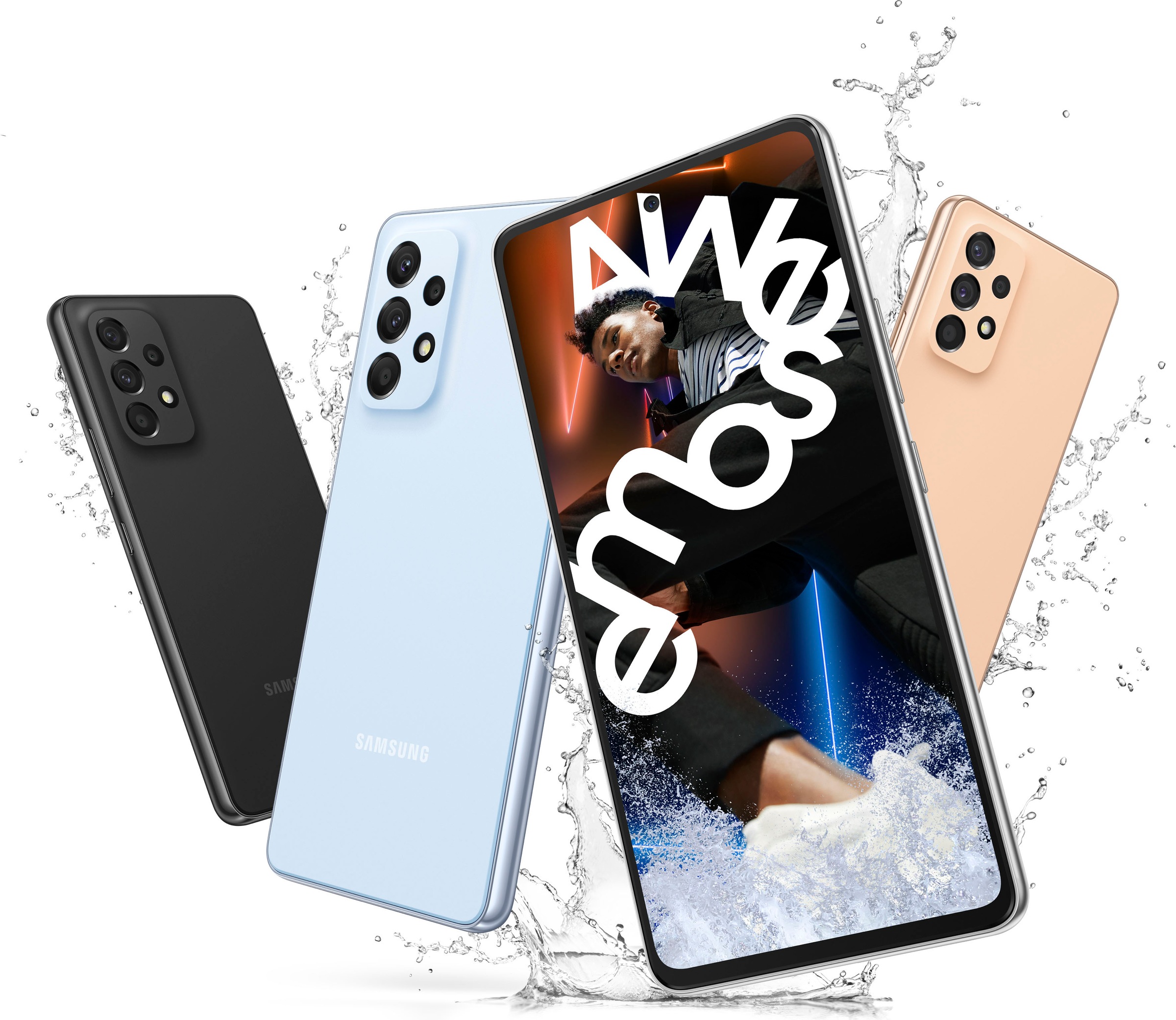 Samsung Smartphone »SAMSUNG A53 5G, 256GB«, Awesome White, (16,4 cm/6,5 Zoll, 256 GB Speicherplatz, 64 MP Kamera)