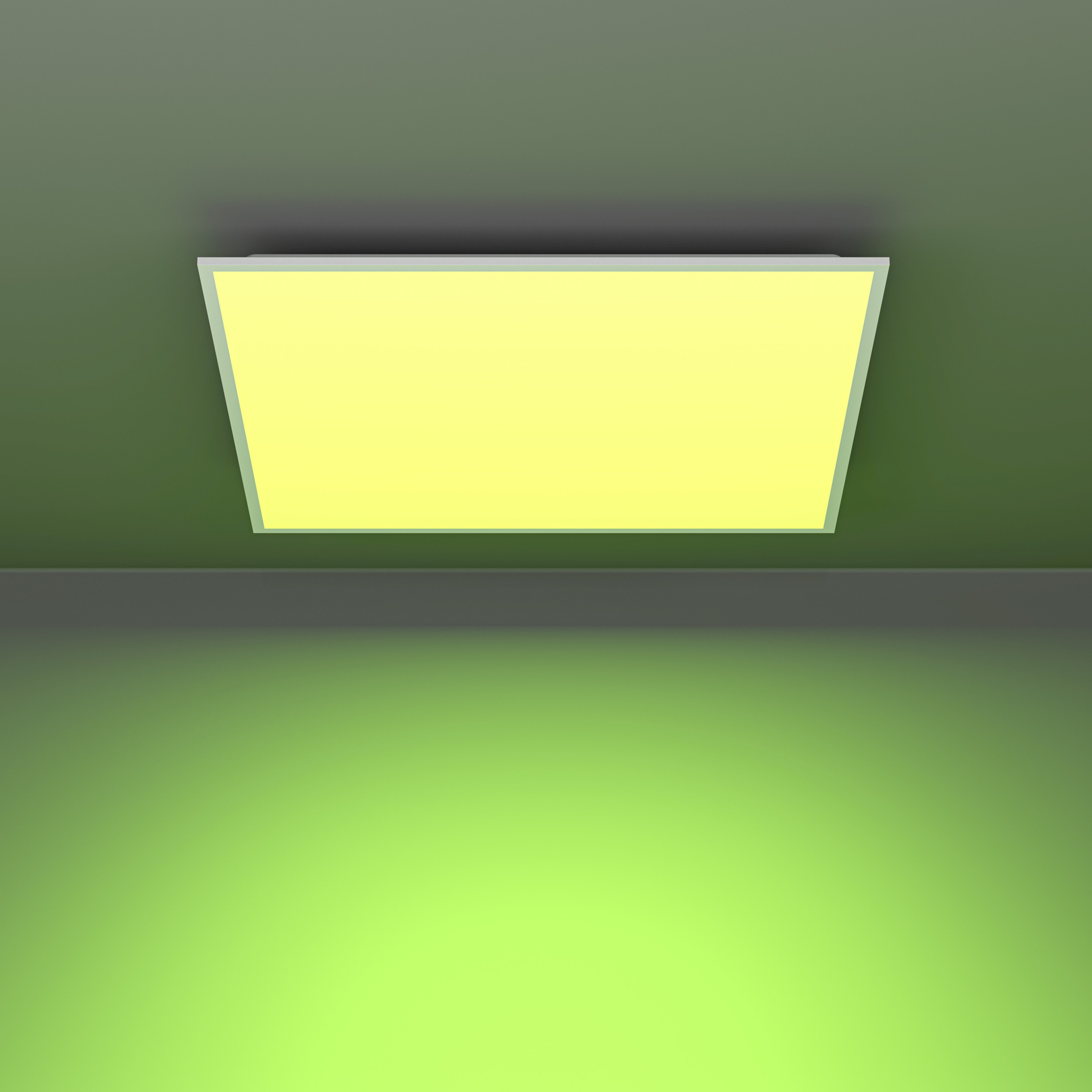 EGLO LED Deckenleuchte »MORADILLO-Z Deckenlampe - Stahl - LED - 33W - IP20« LED-Modul 1 Stk. Kaltweiß | Neutralweiß | RGB | Warmweiß Wohzimmerlampe, Esszimmerlampe, Schlafzimmer, L59,5 x B59,5 x H6,1 cm