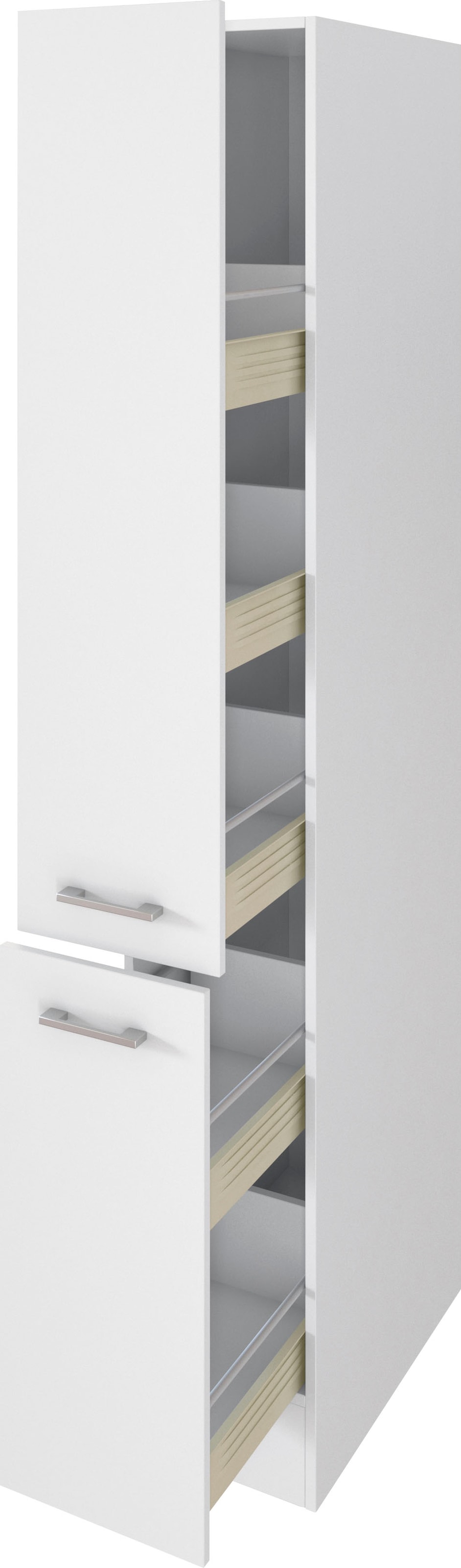 Flex-Well Apothekerschrank »Lucca«, (B x H x T) 30 x 200 x 57 cm, mit 5 Abl günstig online kaufen