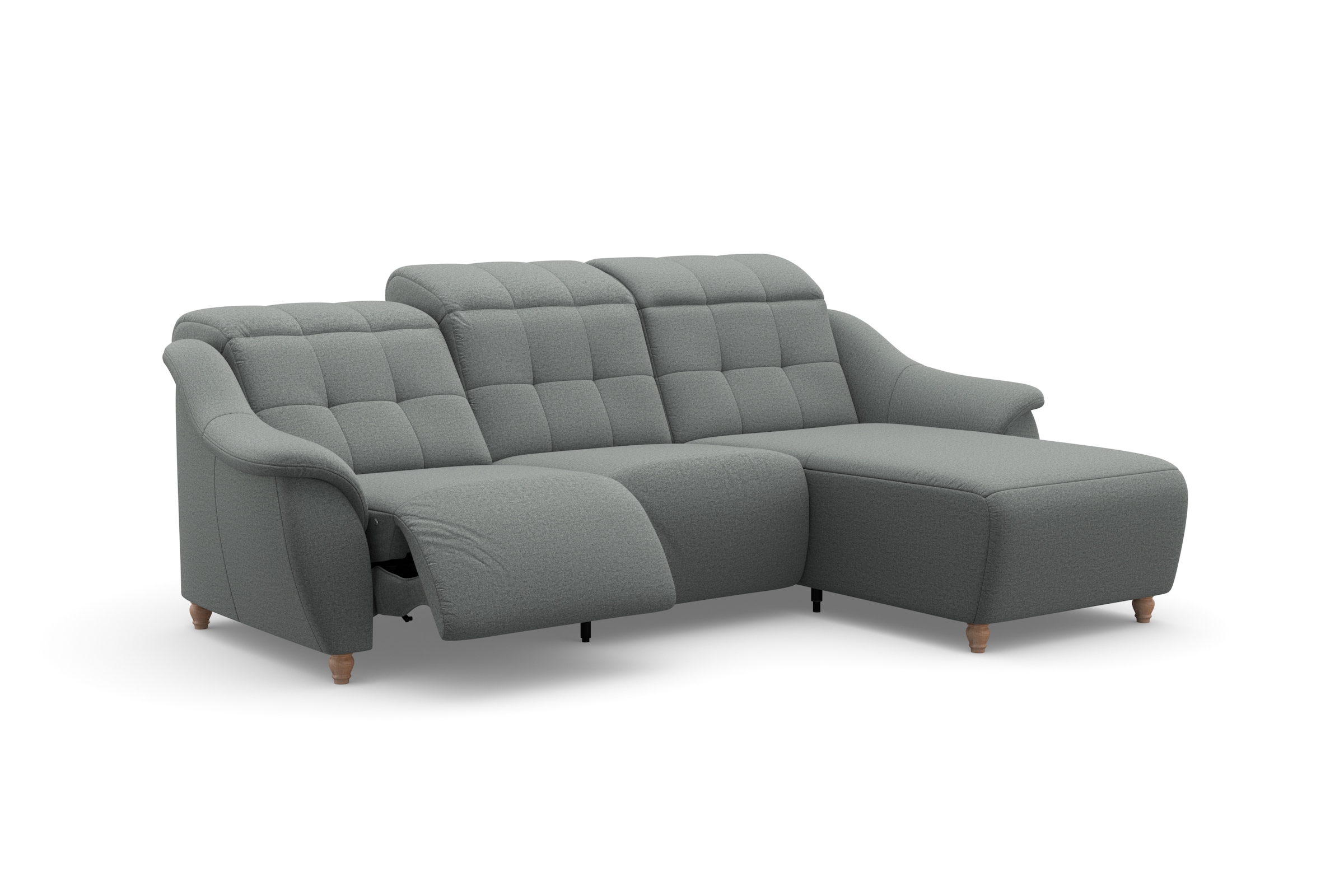 Home affaire Ecksofa »Boston L-Form«, (2 St.), Kopfteilverstellung an jeder Sitzfläche, wahlweise Relaxfunktion