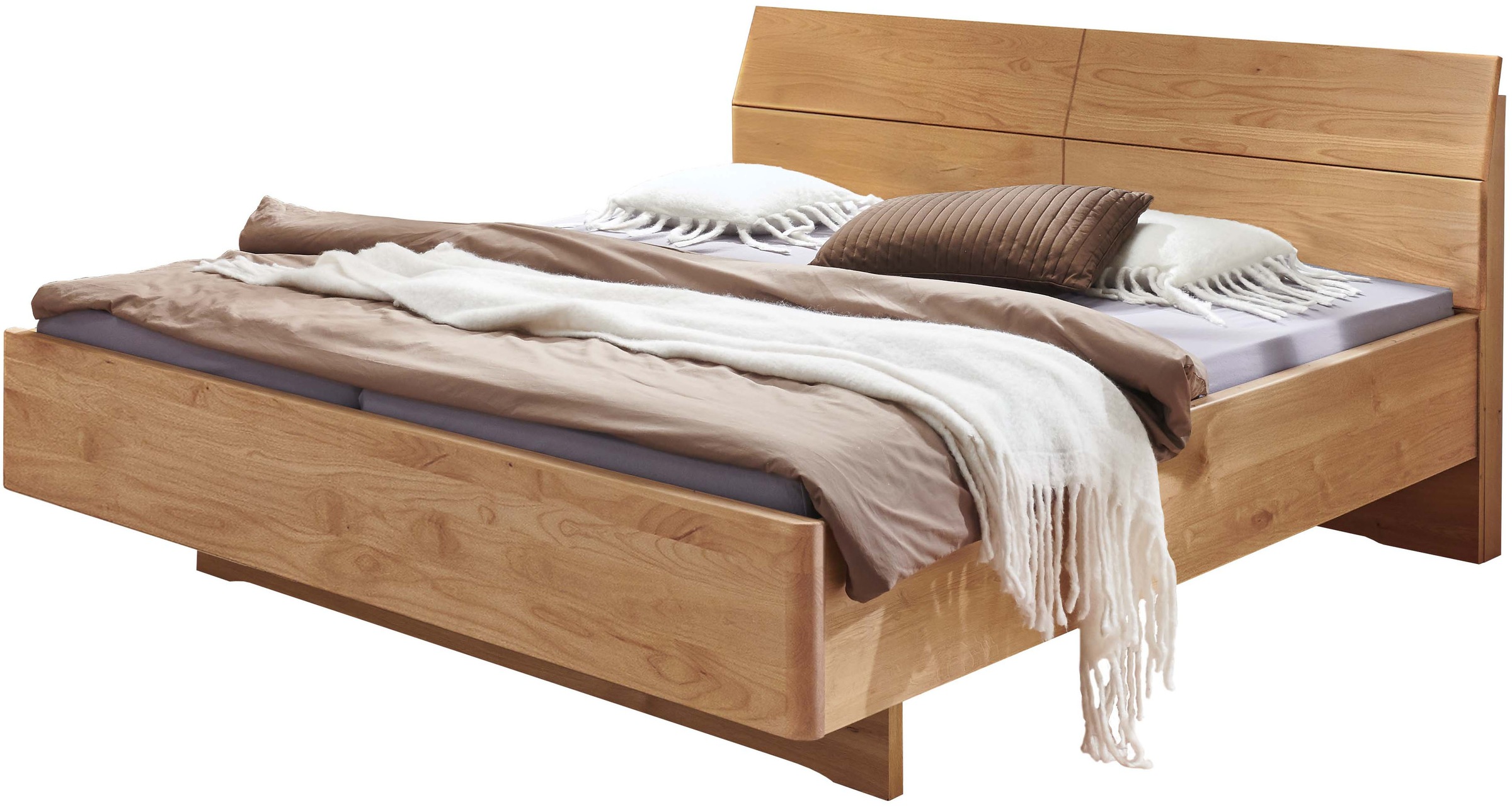 WIEMANN Holzbett »Cardiff, Bettgestell, Bettrahmen, teilmassiv Erle« Belast günstig online kaufen