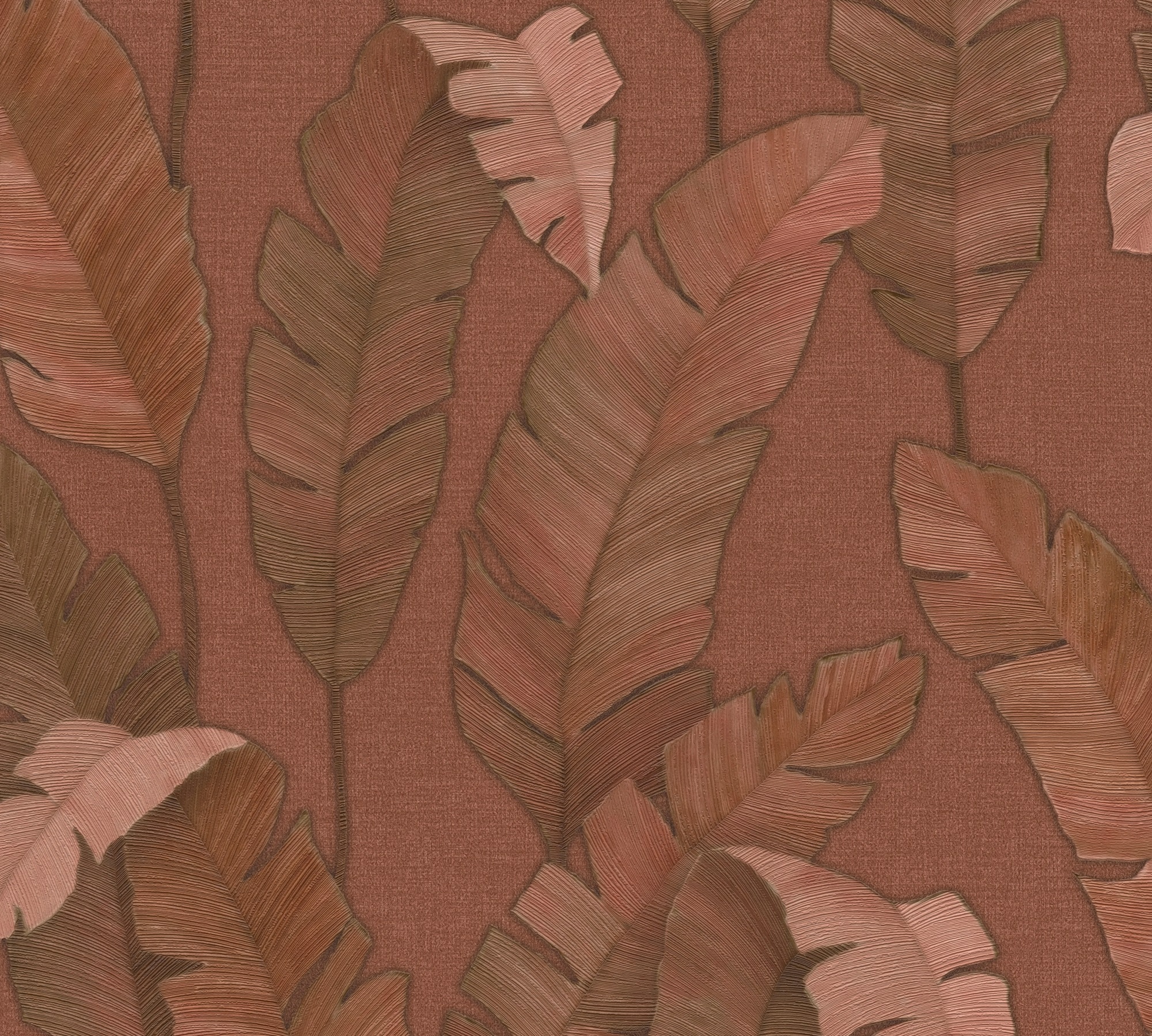 living walls Vliestapete »Metropolitan Stories. Travel Styles. Blättertapete«, matt-gemustert-neutral, Tapete Floral Modern Chic 3D-Effekt Strukturiert Elegant Tapeten Flur