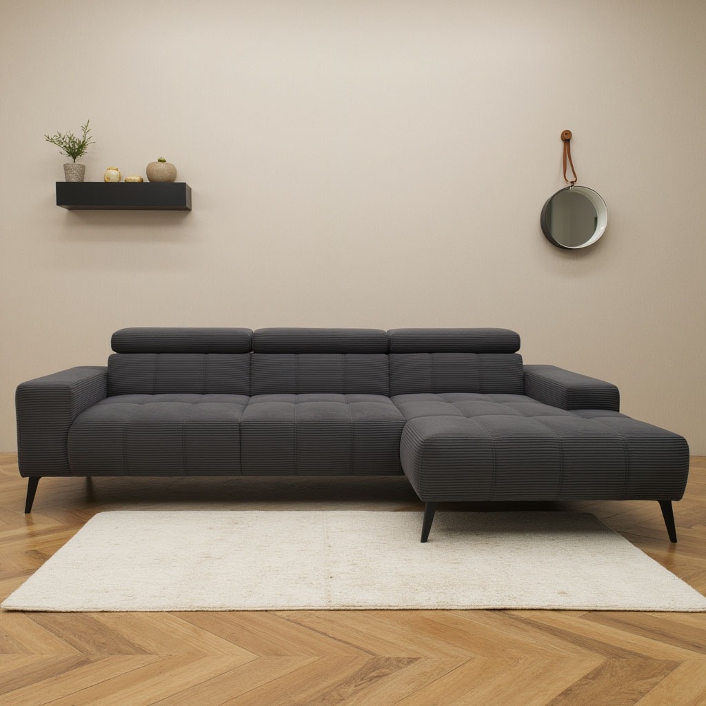 DOMO collection Ecksofa »Trento L-Form, mit Kufenfuß oder Einzelfuß«, wahlw günstig online kaufen