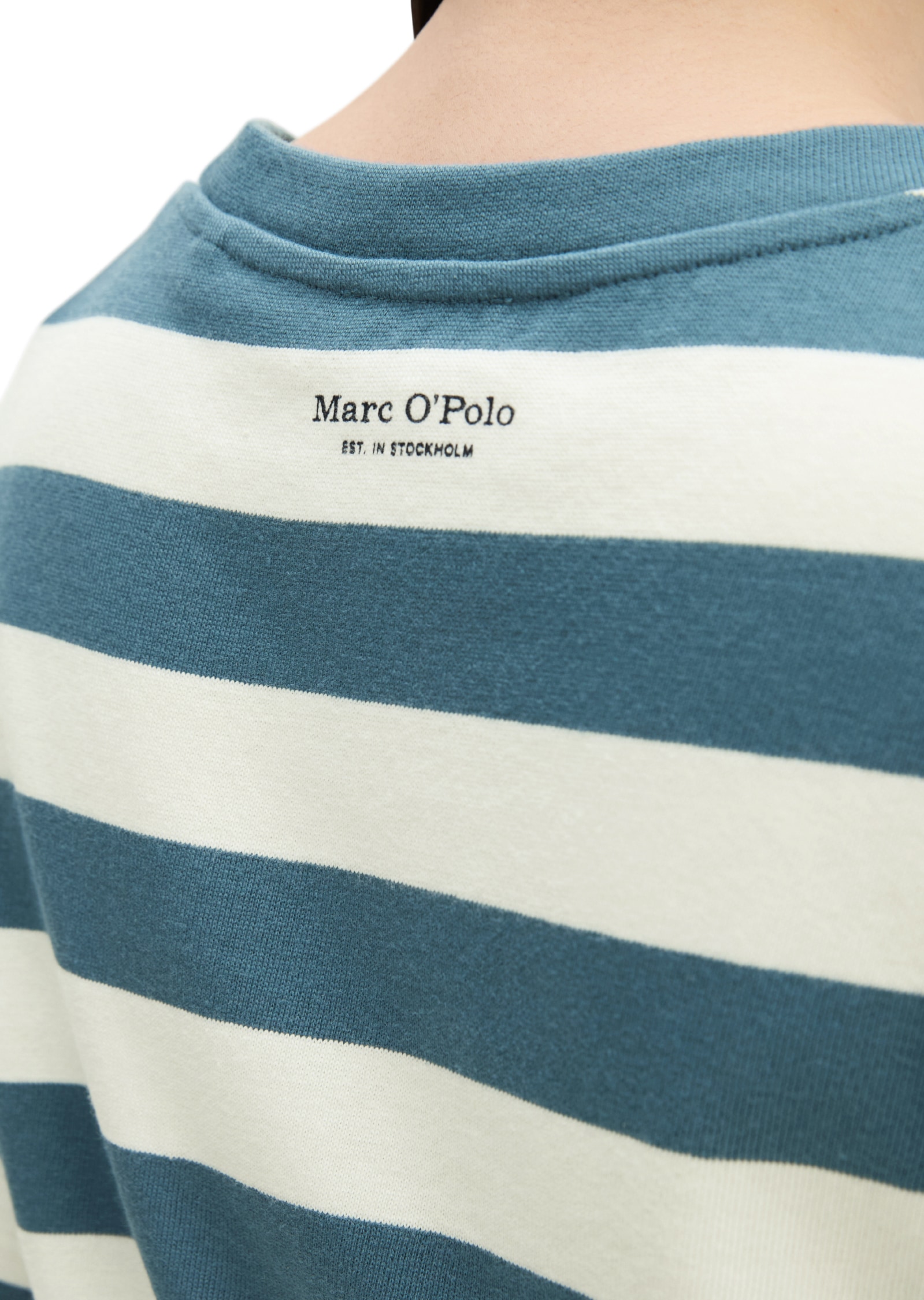 Marc O'Polo T-Shirt gestreift, loose aus weichem Single Jersey