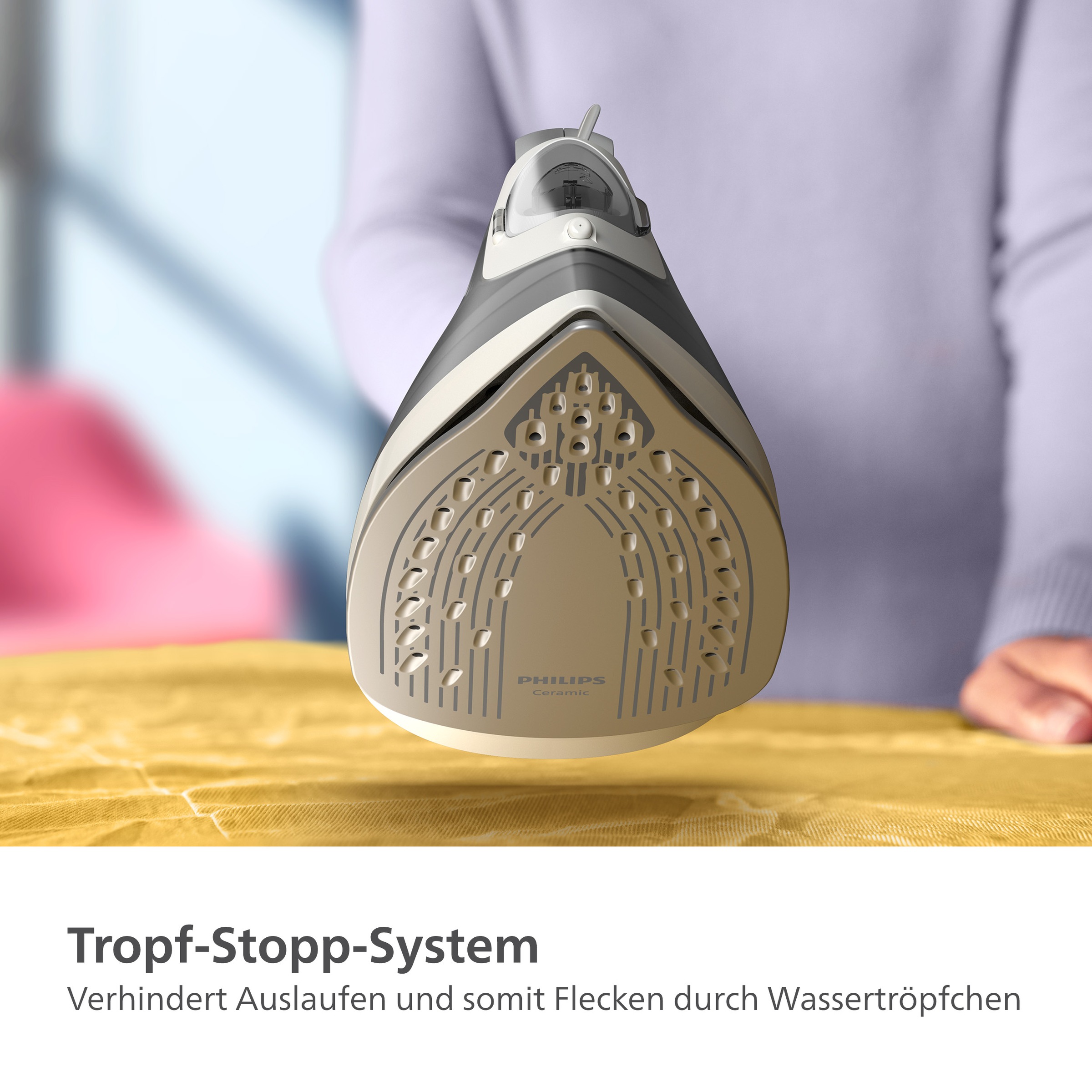 Philips Dampfbügeleisen »DST2020/80 2000 Series«, 2000 W, Keramikbügelsohle, mit 250 ml Wassertank und 110 g Dampfstoß