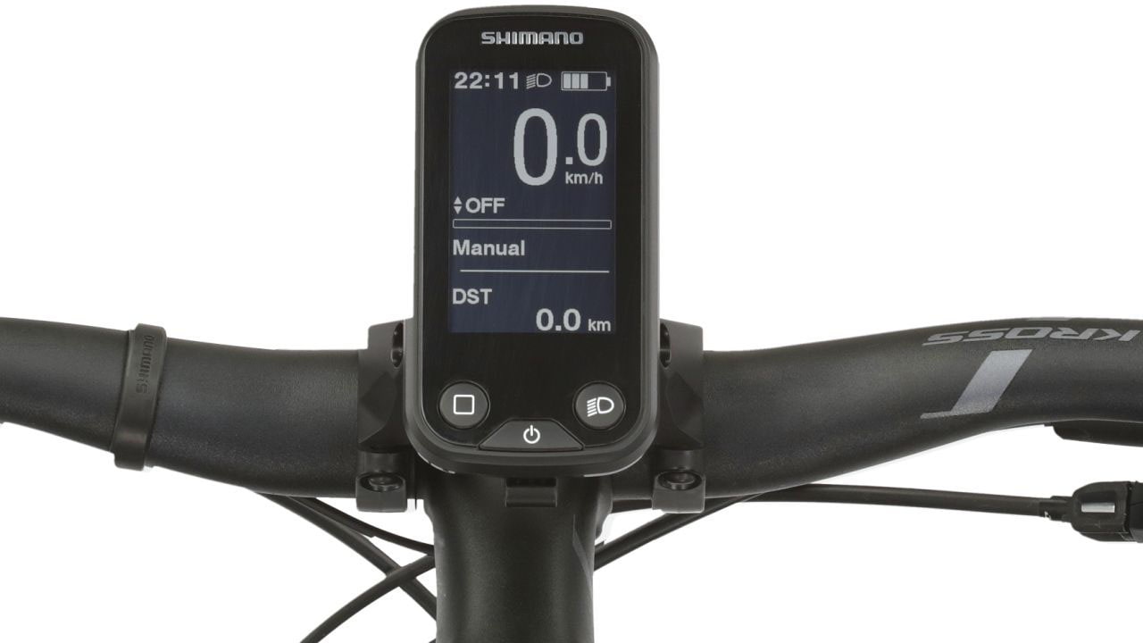 Kross »E-Trekkingrad Trans Hybrid 6.0 28 Zoll schwarz« 10 Gang Shimano DEORE XT T8000 Schaltwerk Kettenschaltung Mittelmotor 250 W Pedelec, Elektrofahrrad für Herren