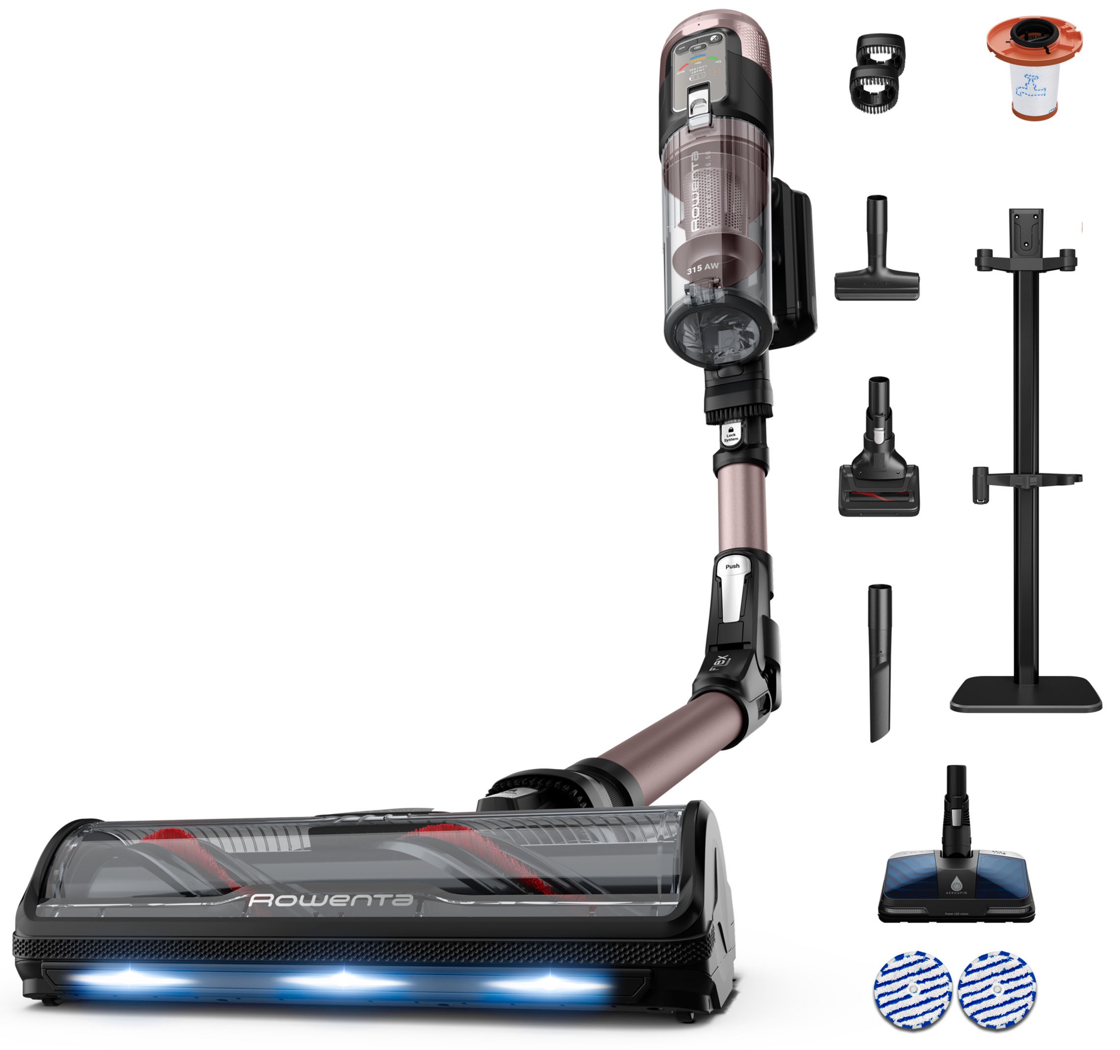 Rowenta Akku-Hand-und Stielstaubsauger »X-Force Flex 16.60, 120 Minuten Lau günstig online kaufen