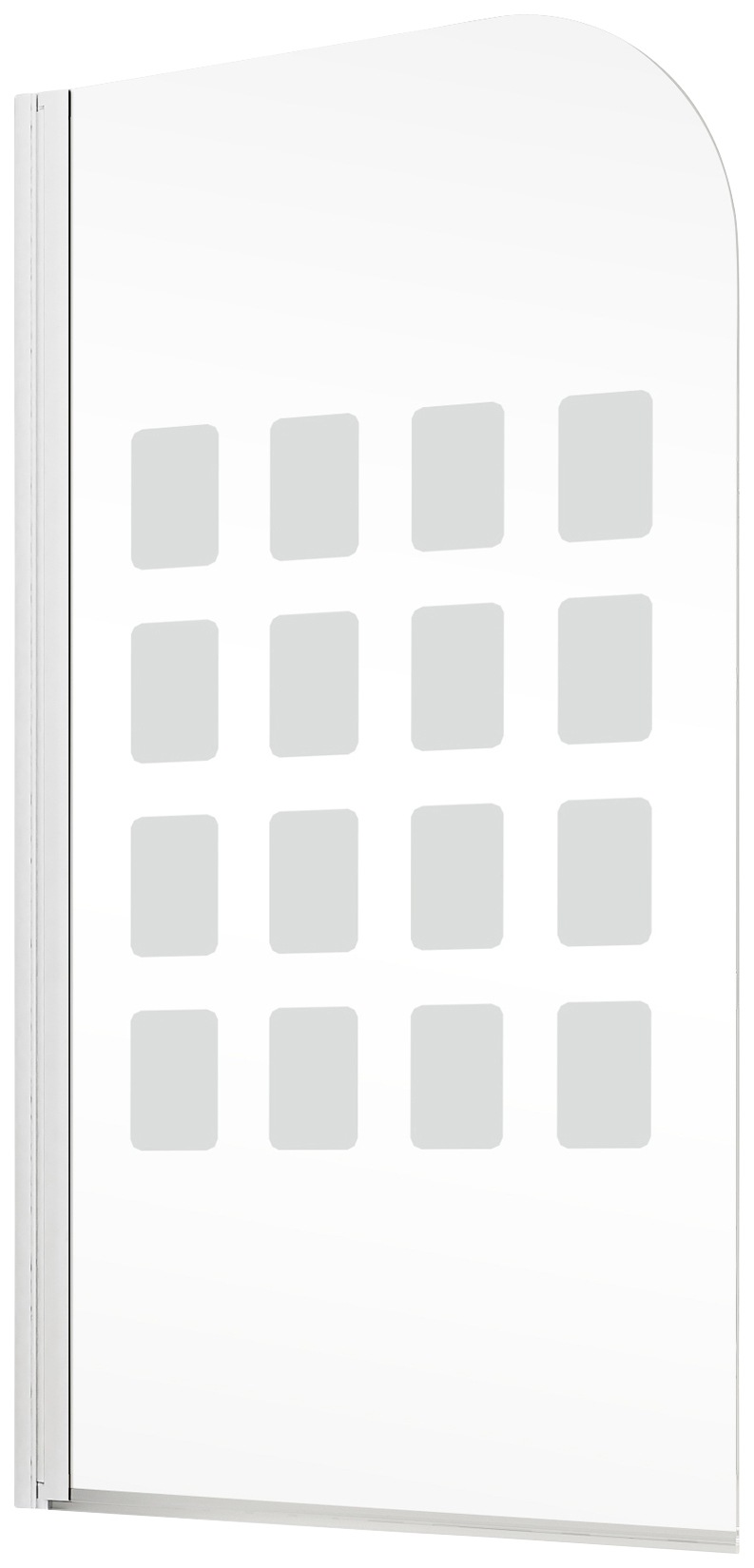 Schulte Badewannenaufsatz »Cubic«, (1 tlg.), BxH: 80 x 140 cm, mit Dekor Cubic, Komfort kaufen