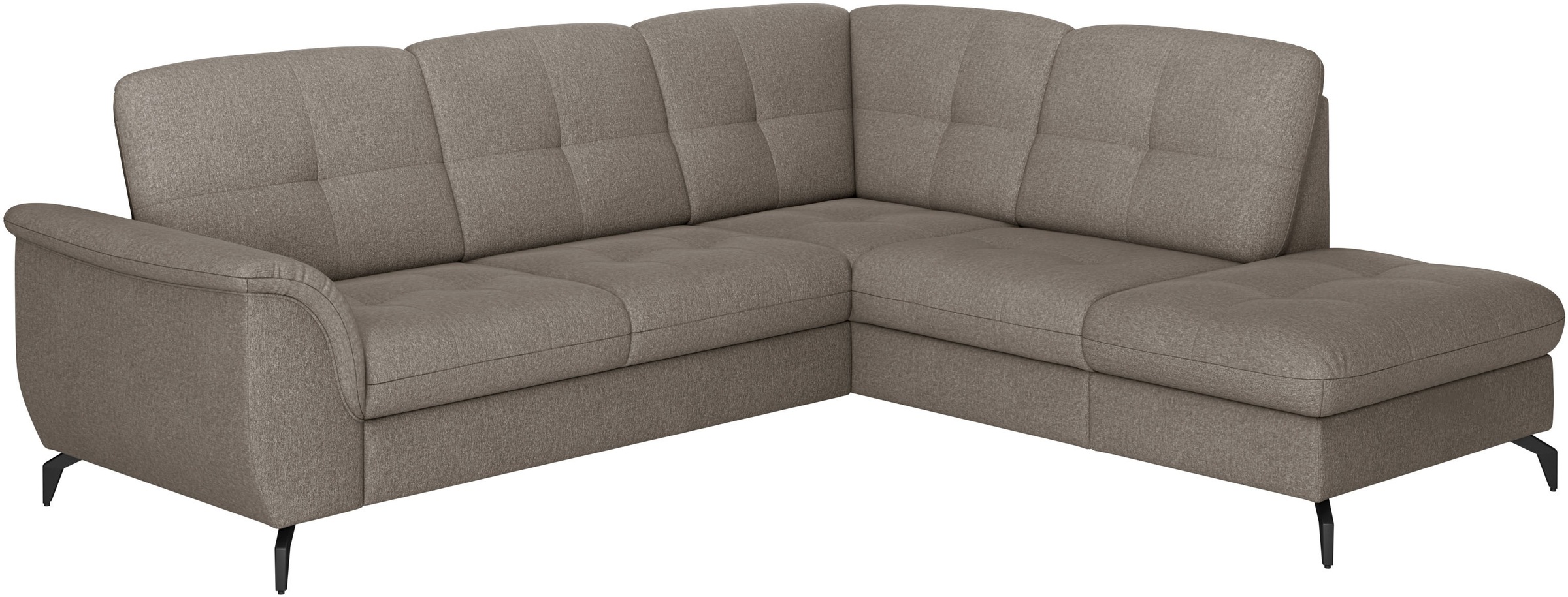 sit&more Ecksofa »Zora L-Form«, wahlweise mit Bettfunktion und Bettkasten