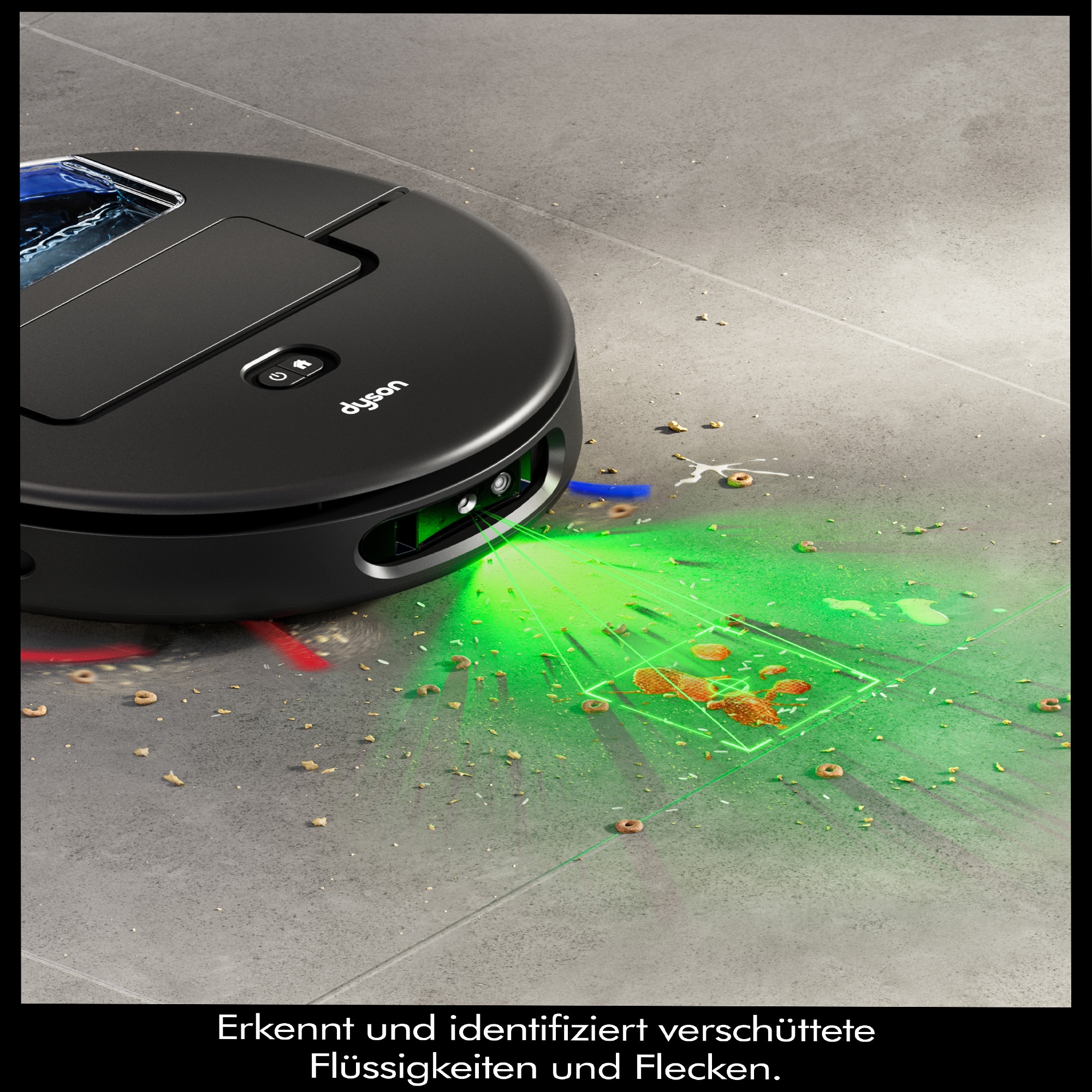DYSON Saugroboter »spot+scrub Ai« Beseitigt versteckte Flecken mithilfe fortschrittlicher KI