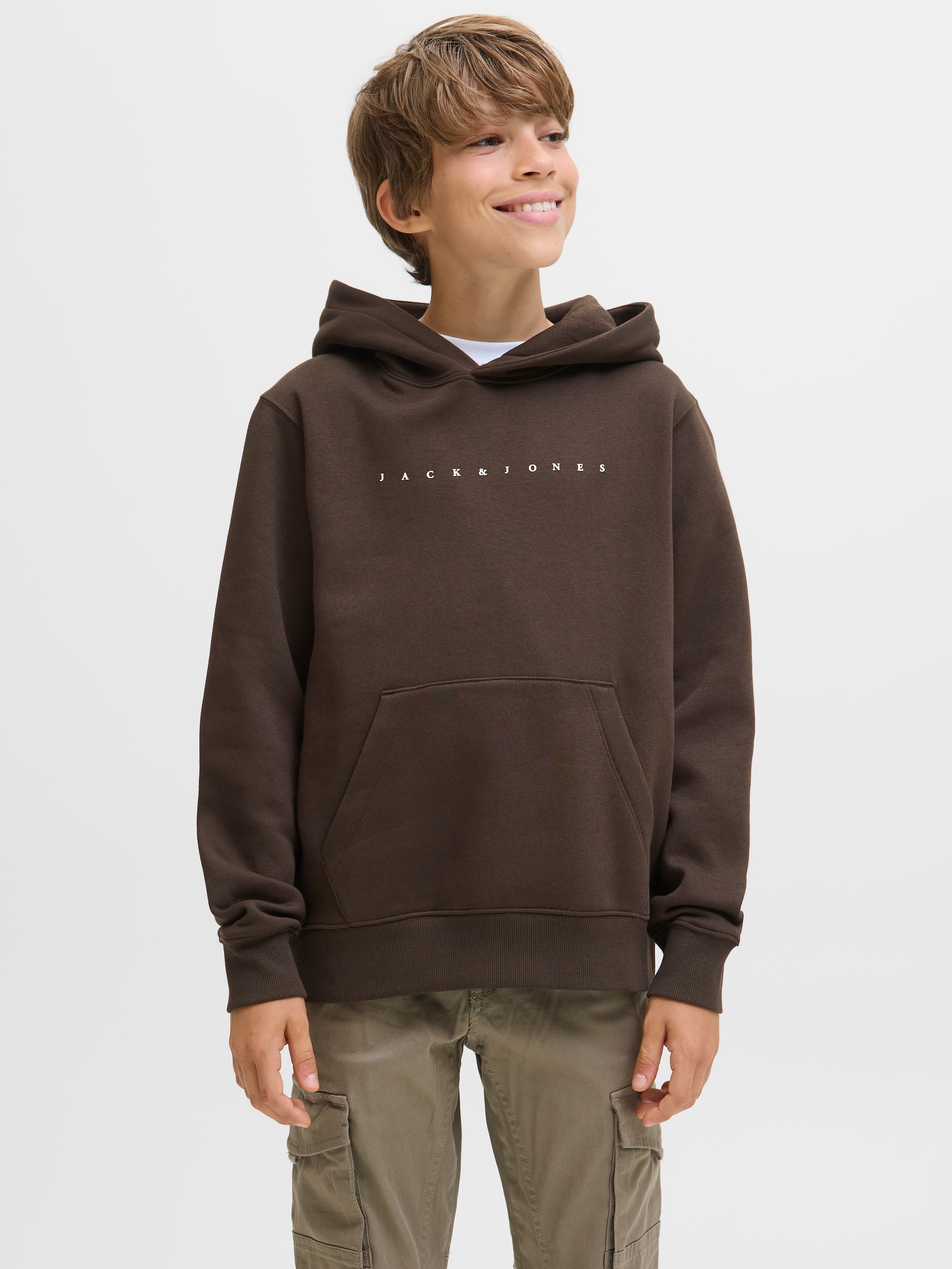 Jack & Jones Junior Kapuzensweatshirt »JJESTAR JJ SWEAT HOOD NOOS JNR«, Baumwollmischung, relaxed fit
