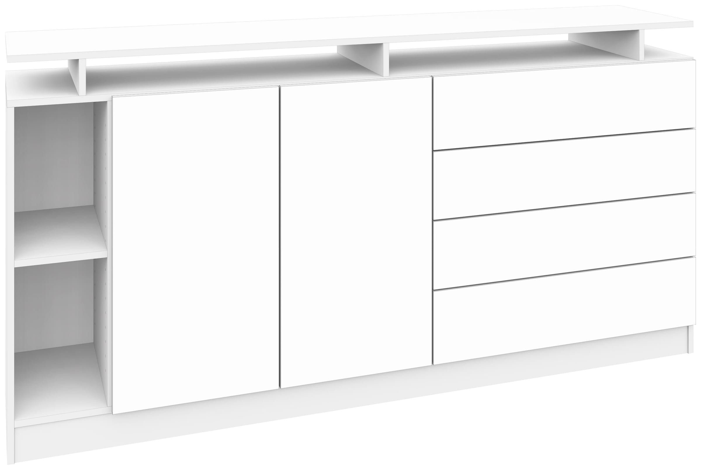 borchardt Möbel Sideboard »Vaasa«, moderne grifflose Optik, mit Push-to-Open-Funktion