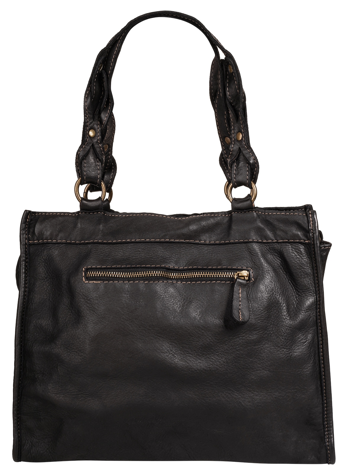 Samantha Look Shopper echt Leder, Made in Italy