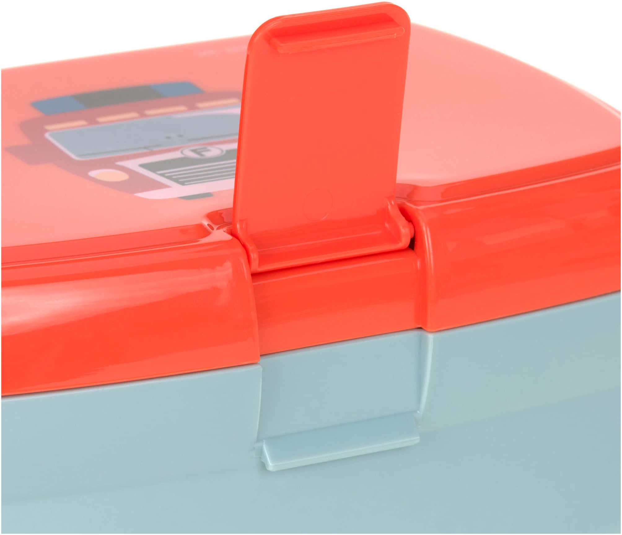 LÄSSIG Lunchbox »Tiny Drivers, Fire Engine«, (Set, 2 tlg.), mit Trinkflasche