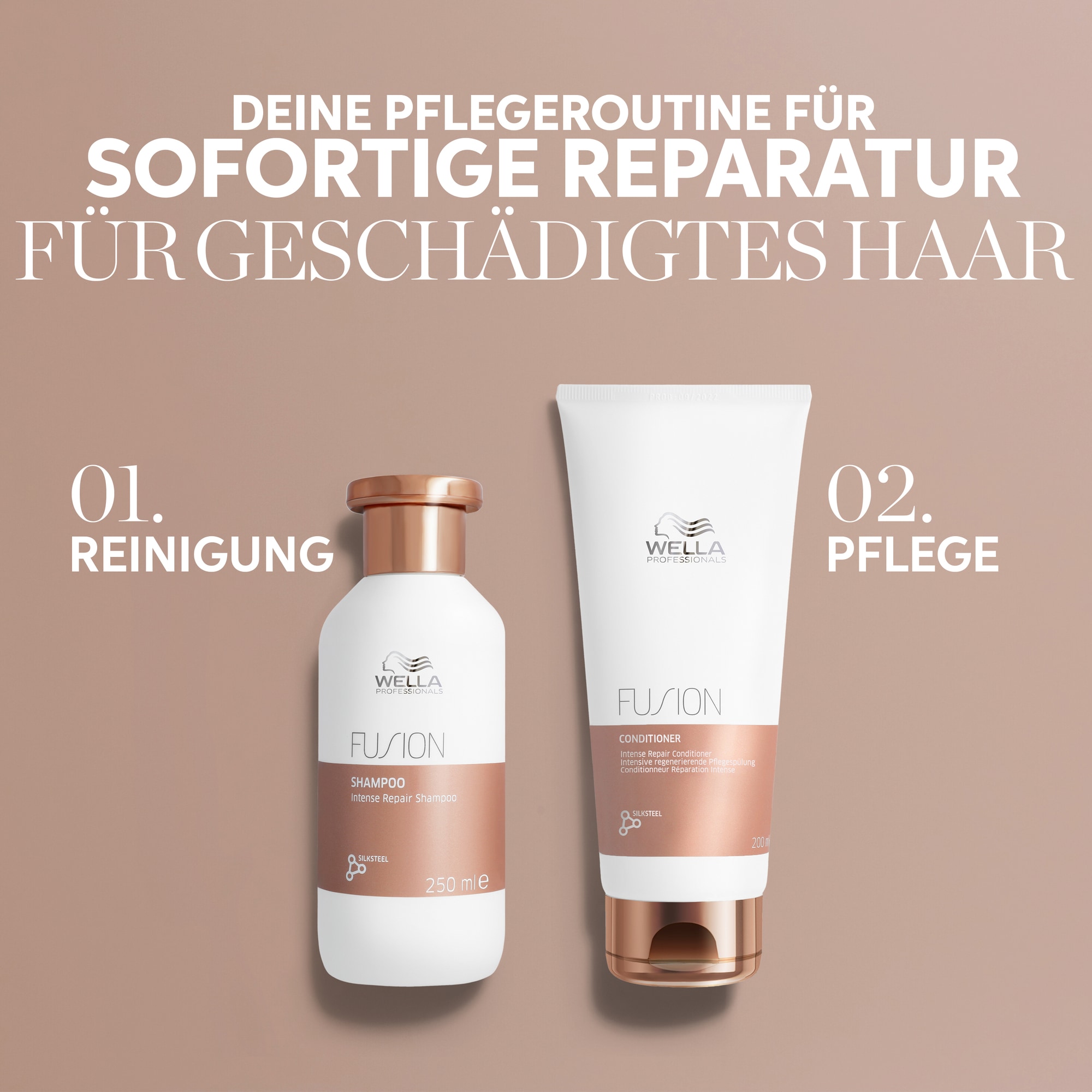 Wella Professionals Haarspülung »Fusion Conditioner« bessere Kämmbarkeit, reparierend und schützend, ohne Mikroplastik