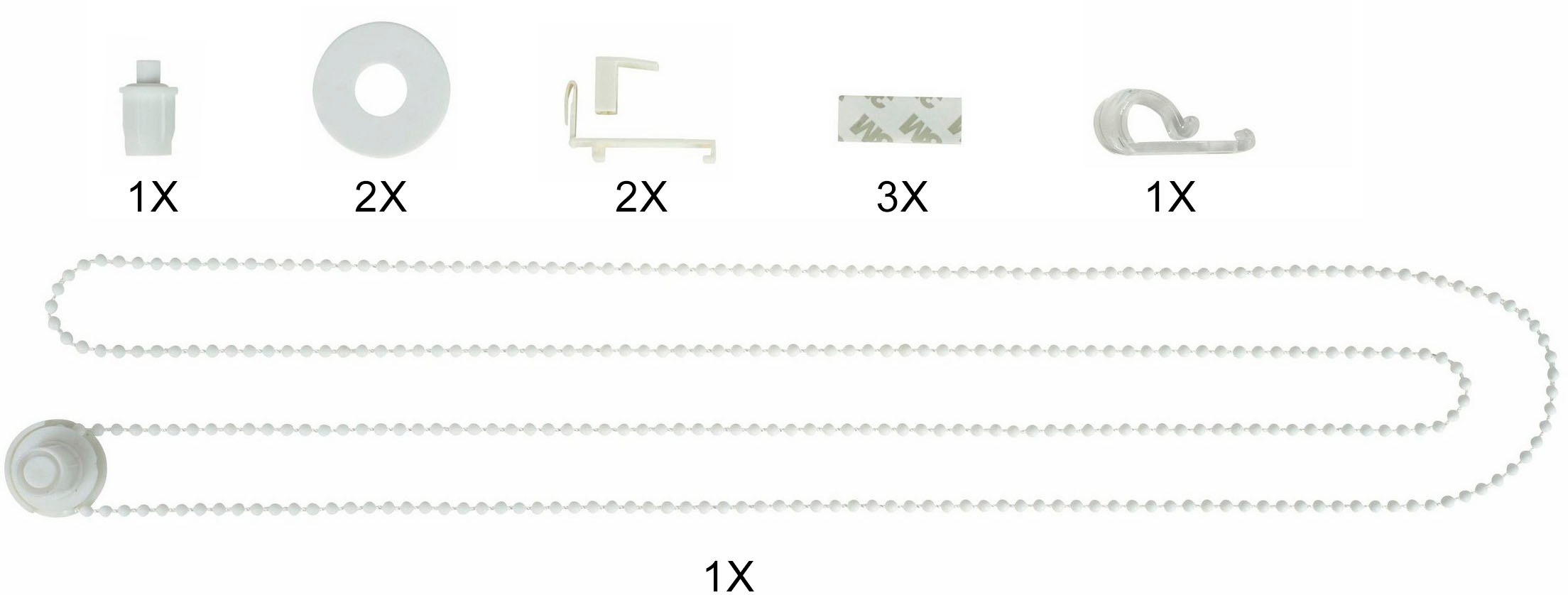 my home Sichtschutzzüge Ersatzteil-Set »Montagezubehör-Set für Doppelrollos günstig online kaufen