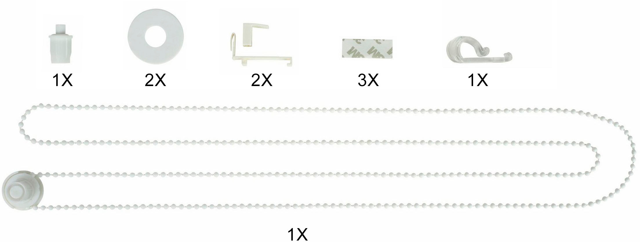 my home Sichtschutzzüge Ersatzteil-Set »Montagezubehör-Set für Doppelrollos günstig online kaufen