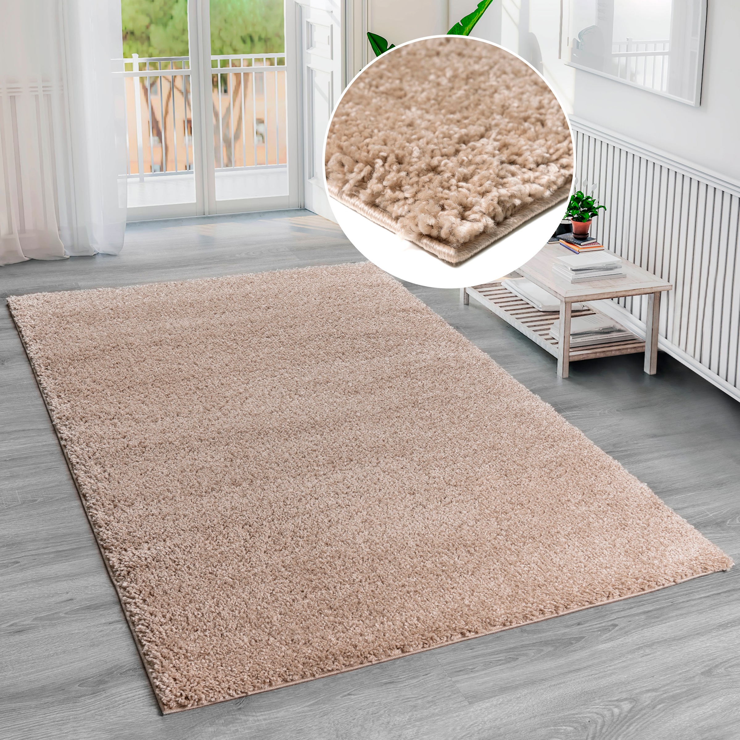 Bruno Banani Hochflor-Teppich »Shaggy Soft«, rechteckig, 30 mm Höhe, gewebt günstig online kaufen