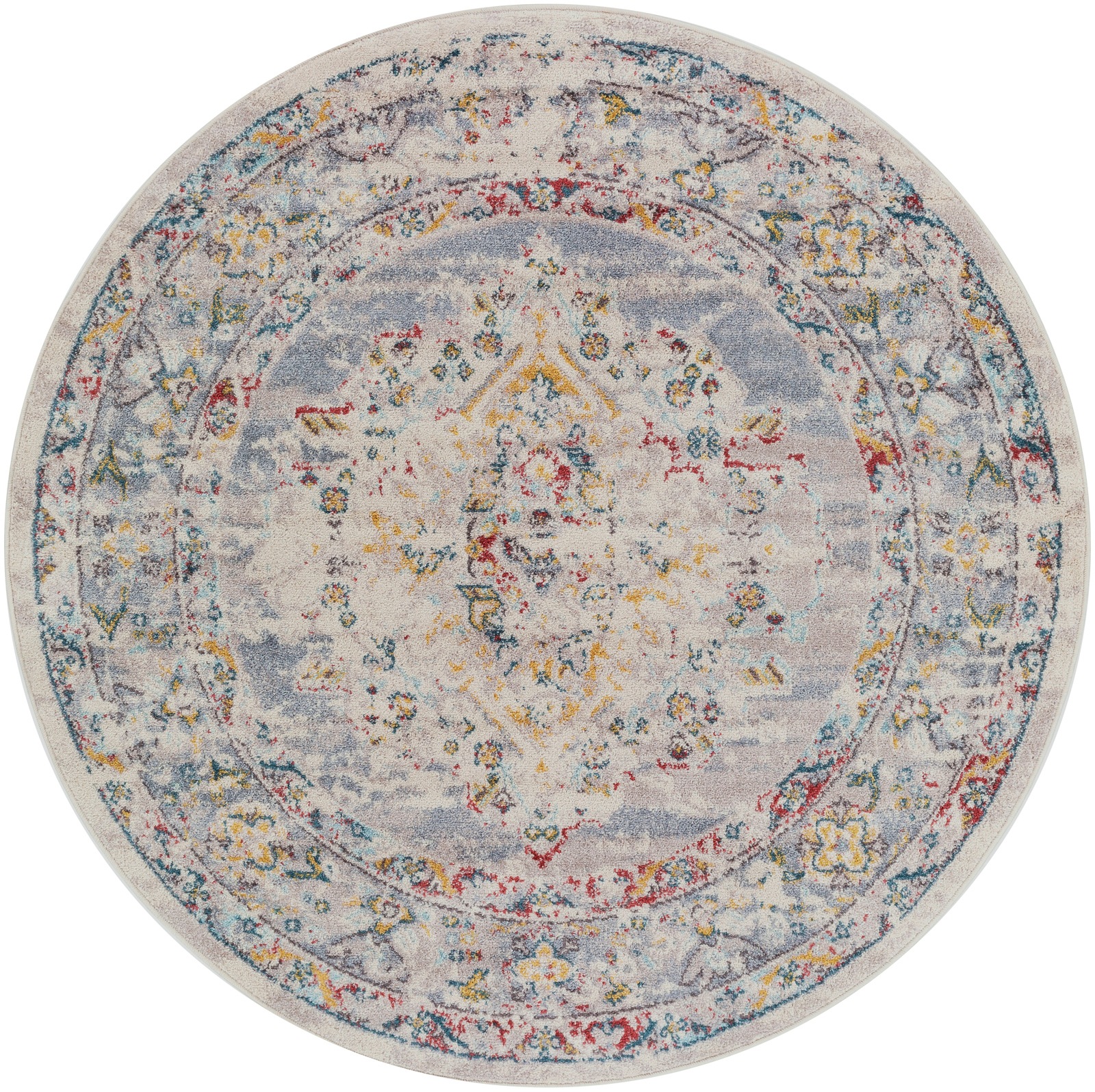 Livabliss Teppich »CASABLANCA«, rund, 13 mm Höhe, Vintage Orientteppich, Ku günstig online kaufen