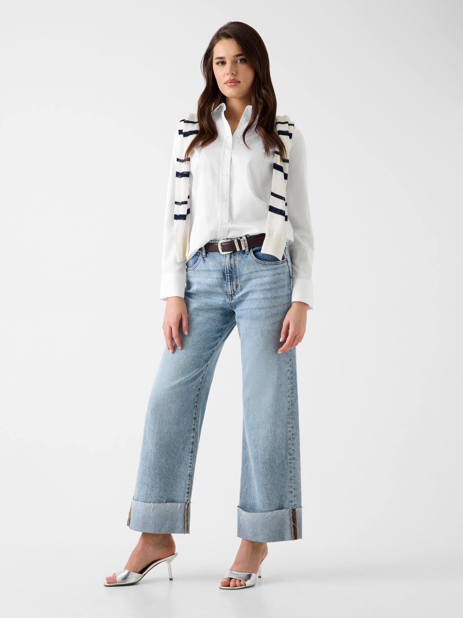 Guess Hemdbluse »NEW CATE SHIRT« mit Logostickerei, Slim Fit