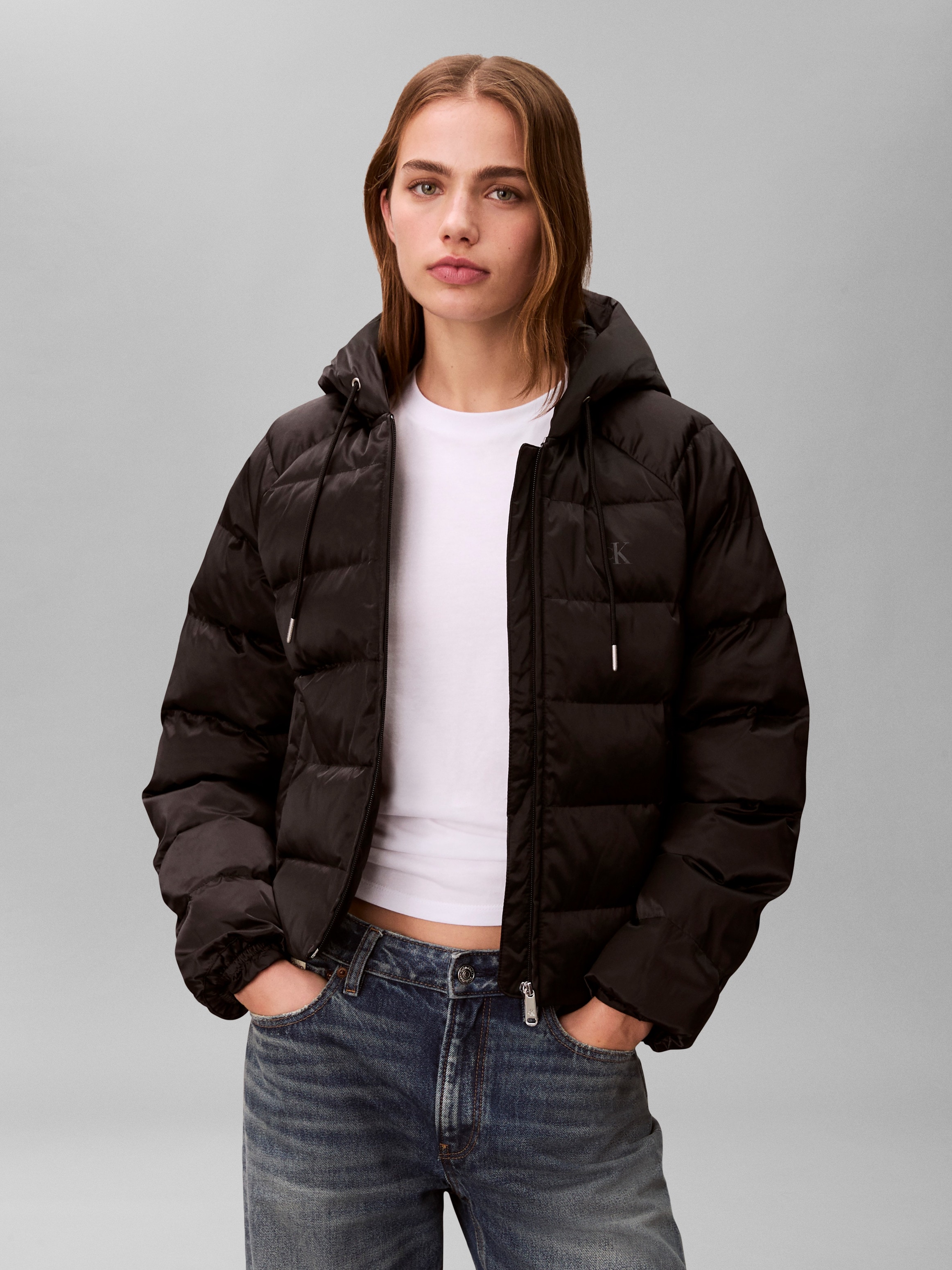 Calvin Klein Jeans Steppjacke mit Kapuze