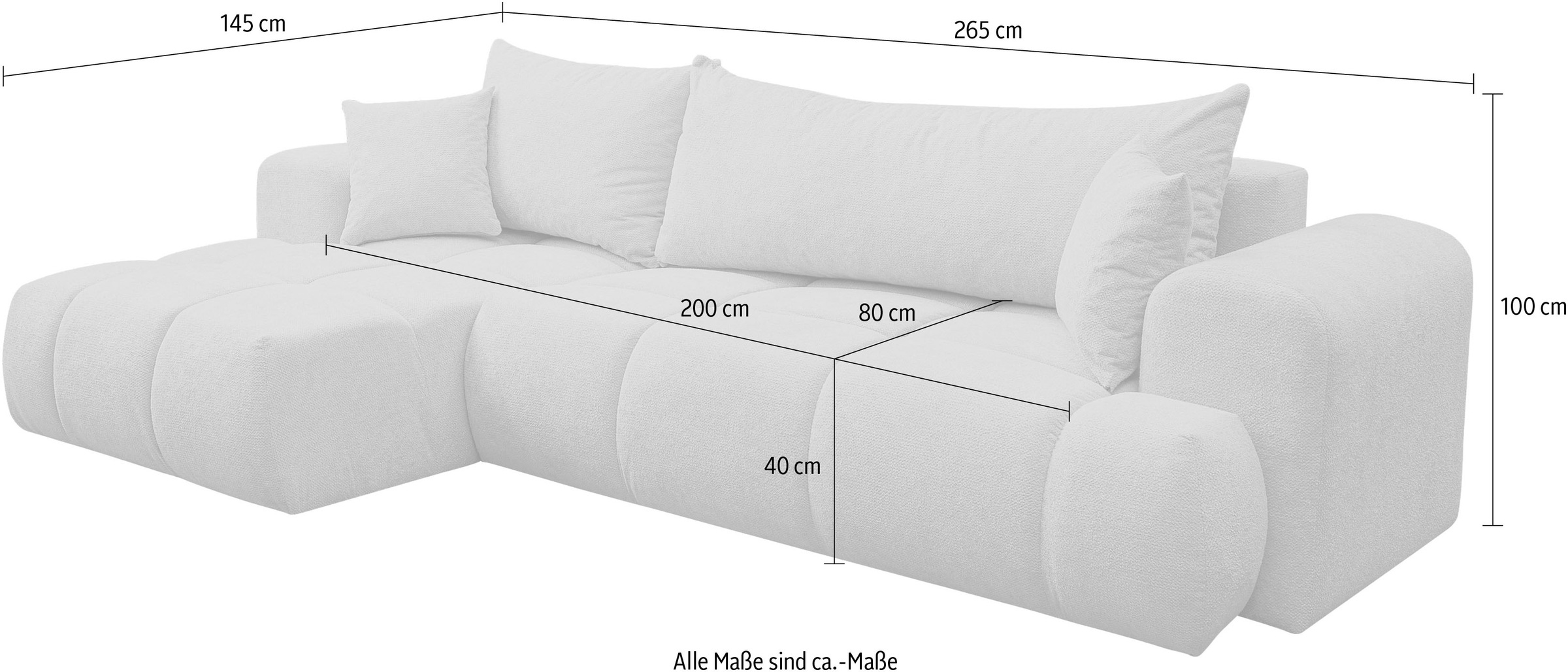 WERK2 Ecksofa »Ewela-Bubble«