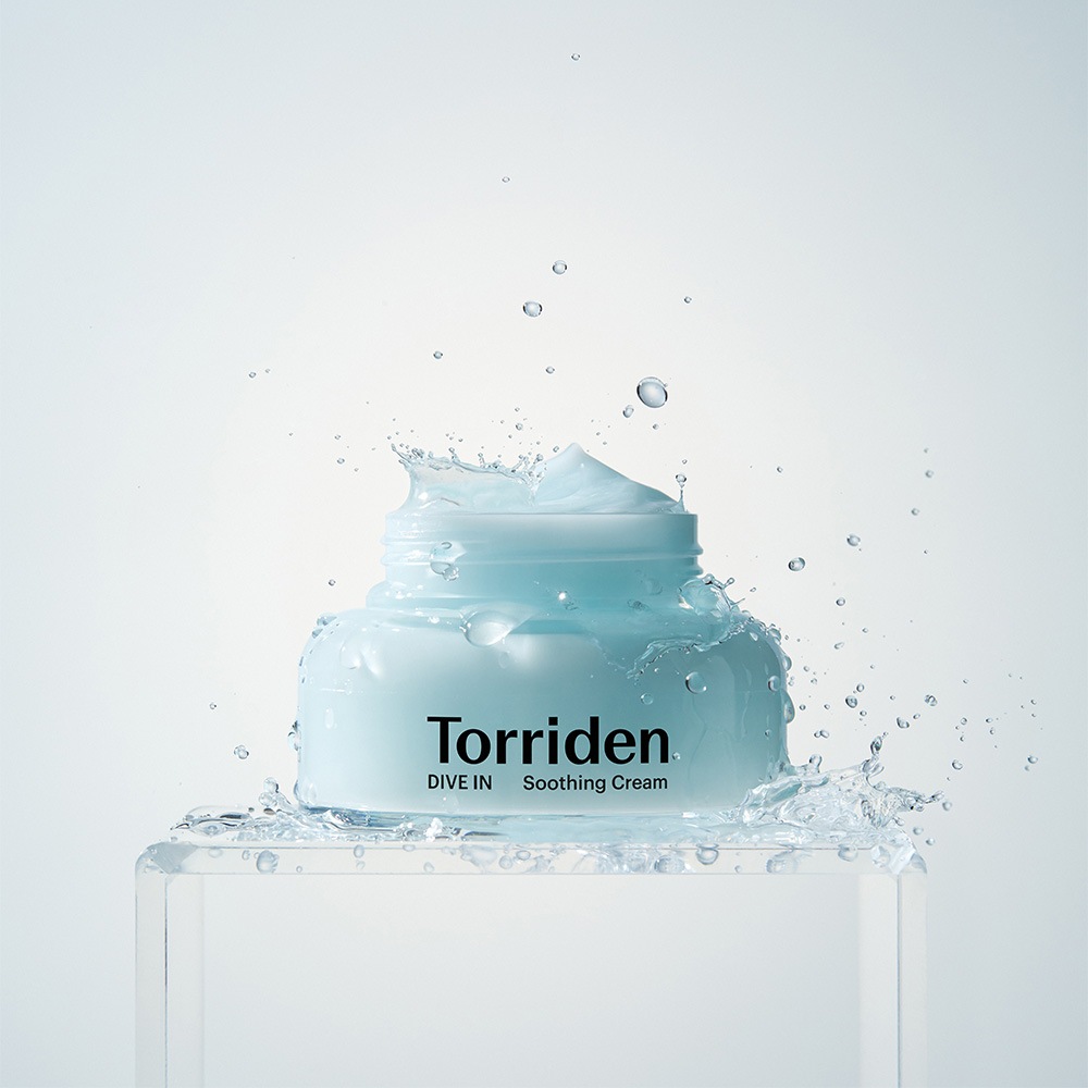 Torriden Feuchtigkeitscreme »Torriden DIVE-IN Low Molecular Hyaluronic Acid Soothing Cream« Beruhigende Feuchtigkeitscreme mit niedermolekularer Hyaluronsäure