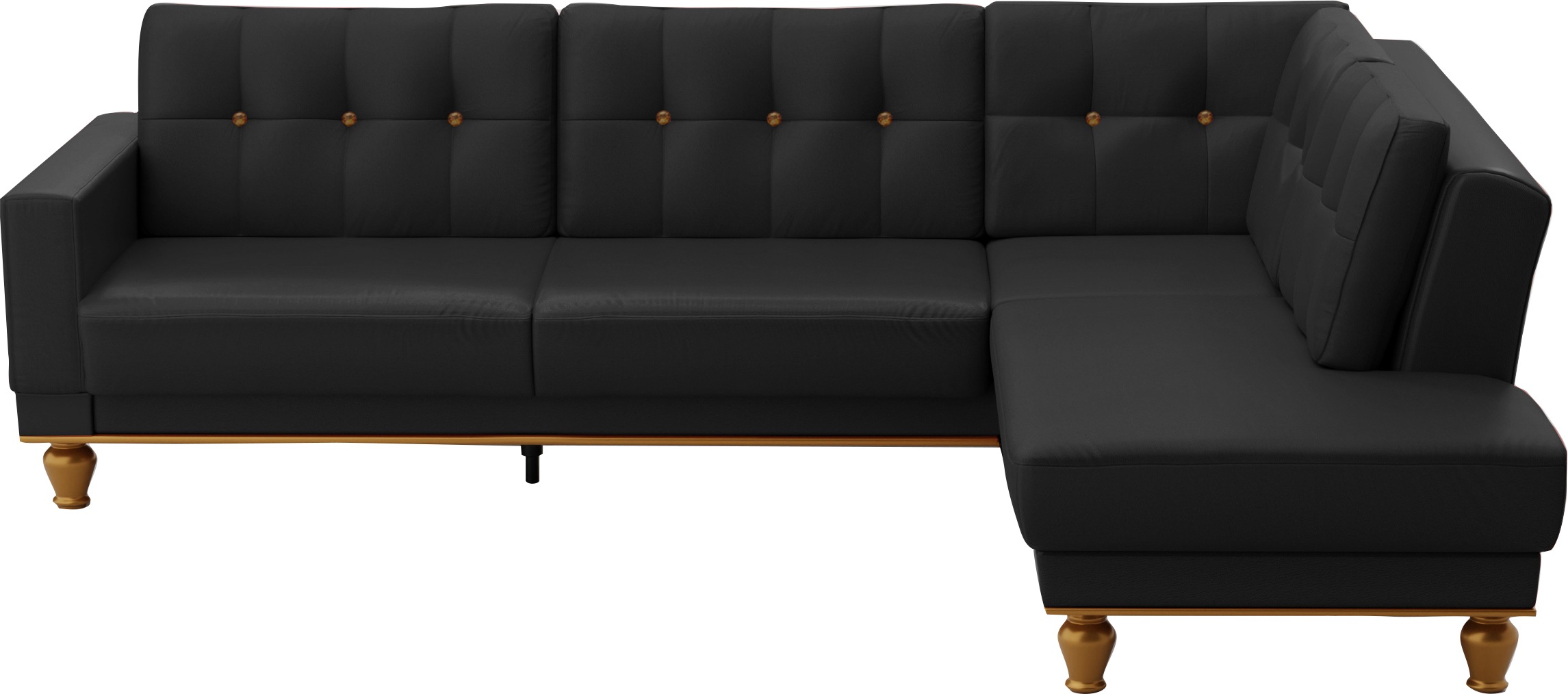 sit&more Ecksofa »Orient 5 L-Form«, mit Strass-Stein, wahlweise mit Bettfun günstig online kaufen
