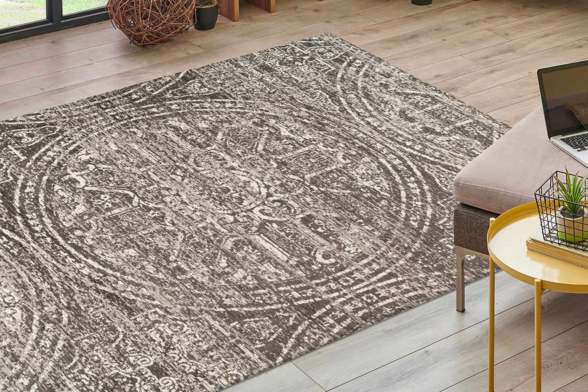 Kayoom Teppich »Davis 425«, rechteckig, 12 mm Höhe, edles Design, pflegelei günstig online kaufen