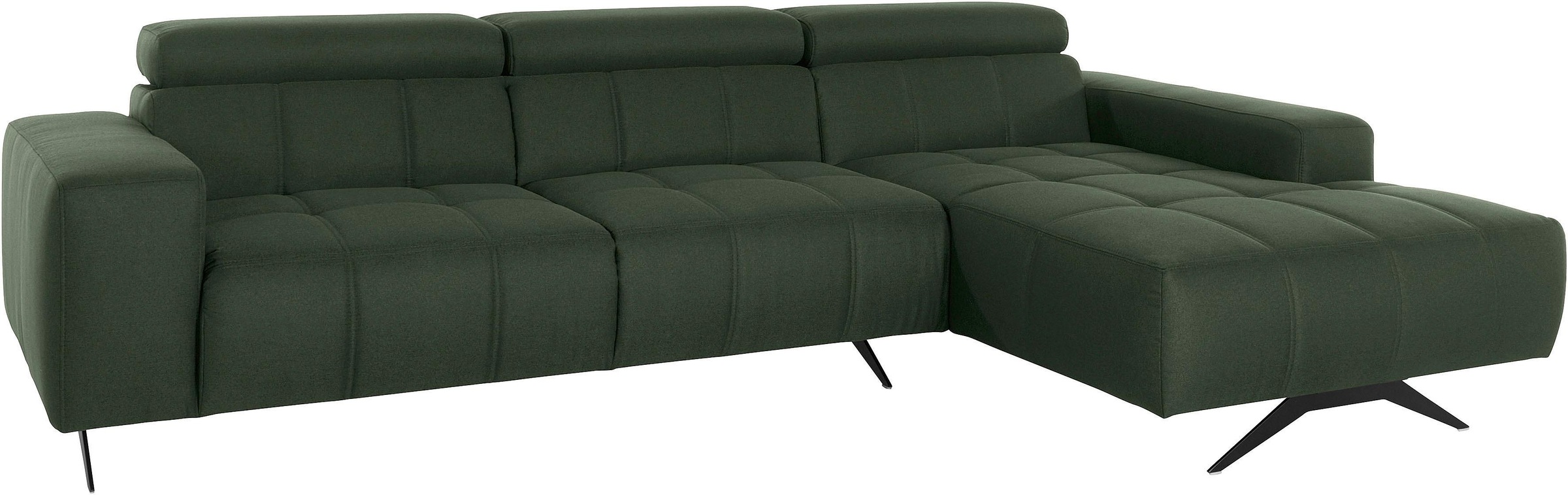DOMO collection Ecksofa »Trento L-Form, mit Kufenfuß oder Einzelfuß« wahlwe günstig online kaufen