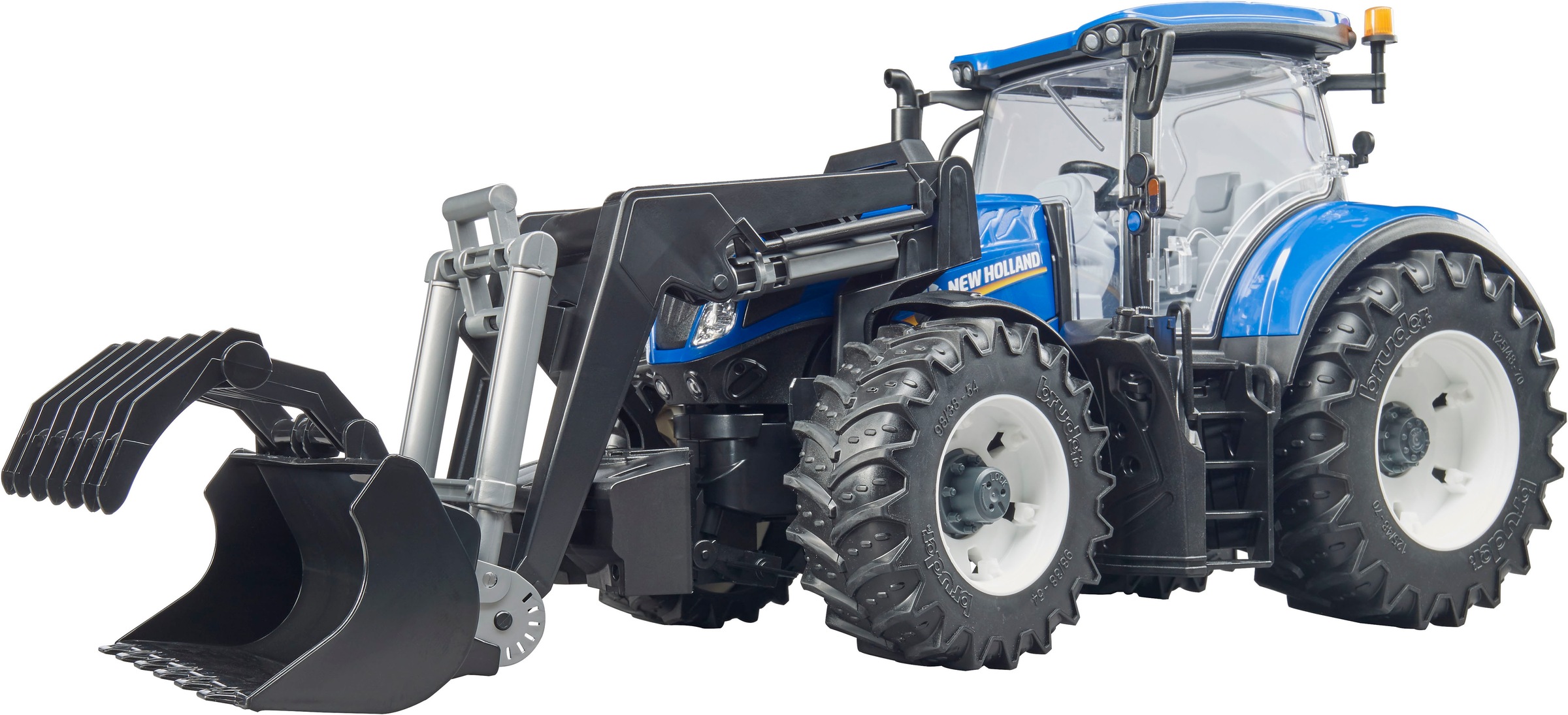 Bruder® Spielzeug-Traktor »New Holland T7.315 Frontlader lenkbar 44 cm (03121)«, Made in Europe