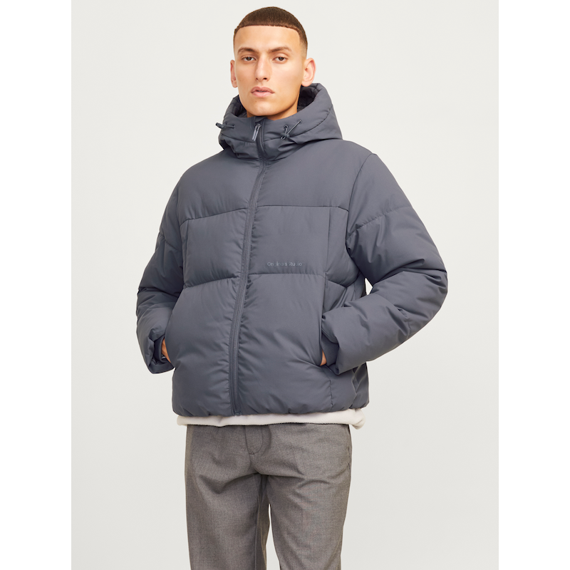 JACK & JONES Steppjacke »JORVESTERBRO PUFFER JACKET AW24 SN« mit Kapuze Iron Gate XXL XXL Moderne Jacke von Jack & Jones