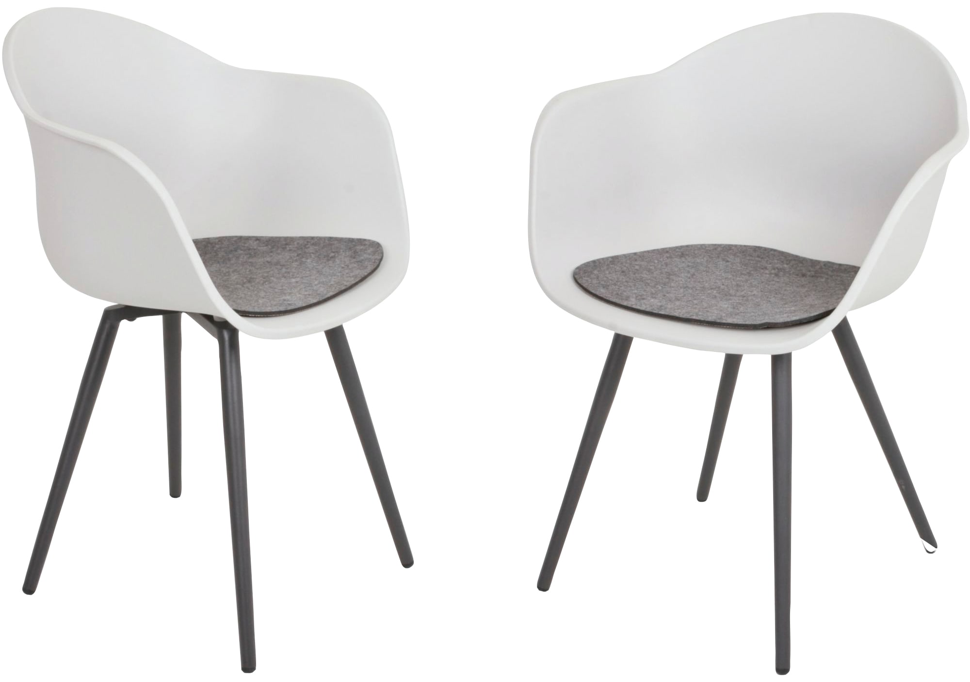 Garden Pleasure Schalenstuhl »ZARA« (Set) 4 Stk. 4er Set günstig online kaufen