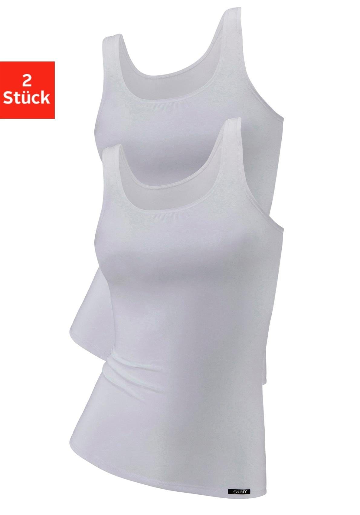 Skiny Unterhemd, (Packung, 2 St., online am Weblabel mit 2er-Pack), kleinem Saum kaufen