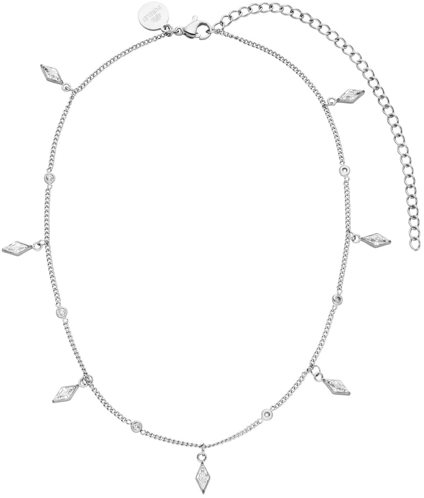 Purelei Kette mit Anhänger »Schmuck Geschenk Euphoria Choker, 23411«, mit Zirkonia (synth.)