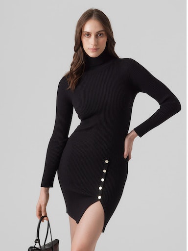 GA Vero Strickkleid NOOS« Moda LS ROLLNECK DRESS »VMBRILLIANT online bestellen