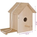 Eichhorn Kreativset »Outdoor Vogelhaus«, (Set), Zum Zusammenbauen und Bemalen; Made in Europe