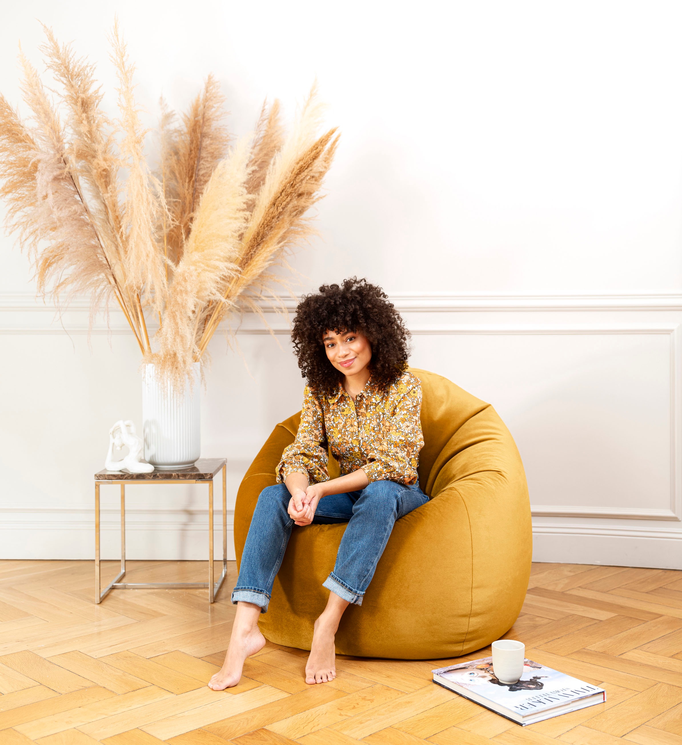 Magma Heimtex Sitzsack »BeanBag MARLA XXL«, (1 St.)