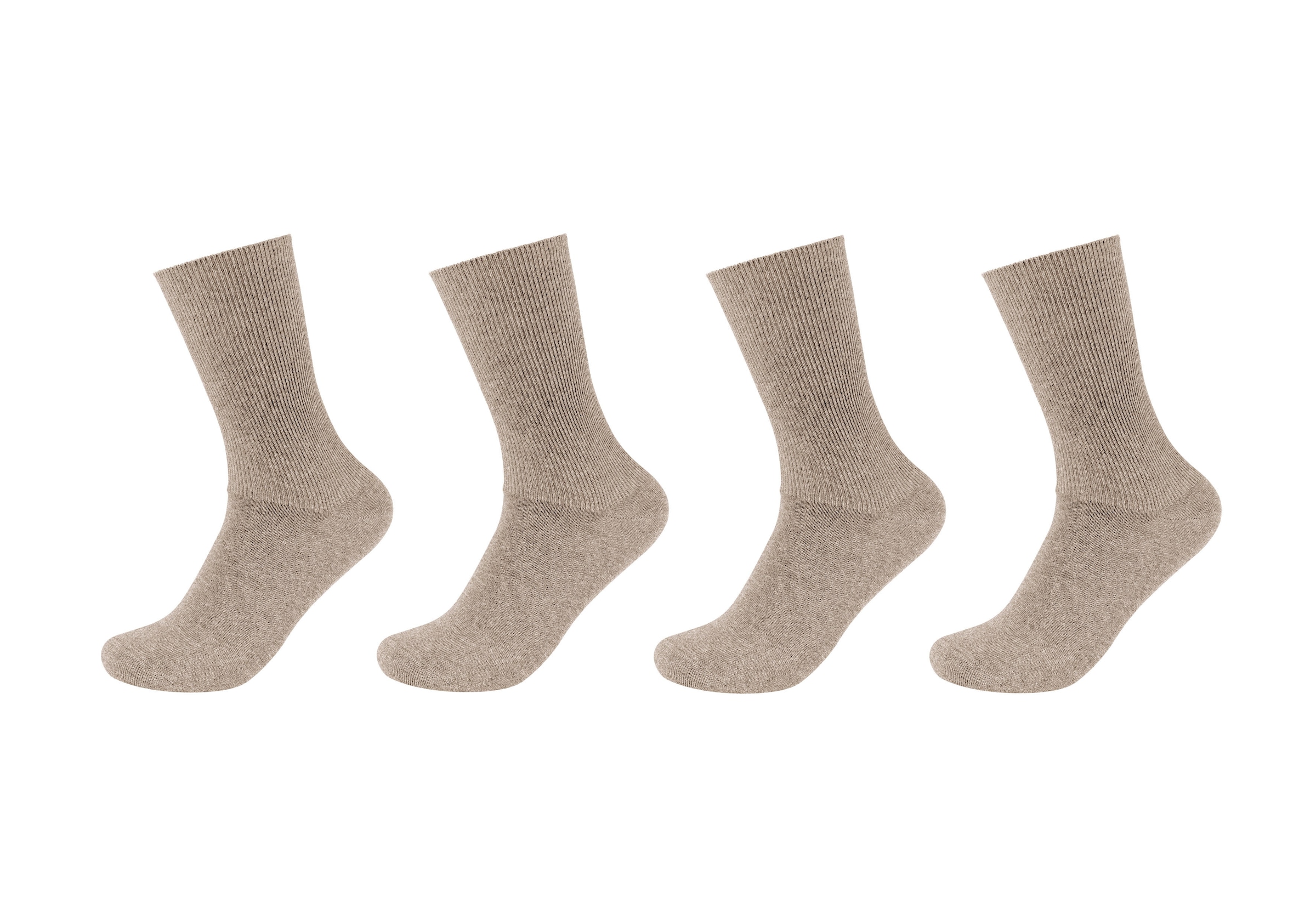 Camano Diabetikersocken, (4er Pack), Superweiche Bündchen, Venenfreundliche Socken