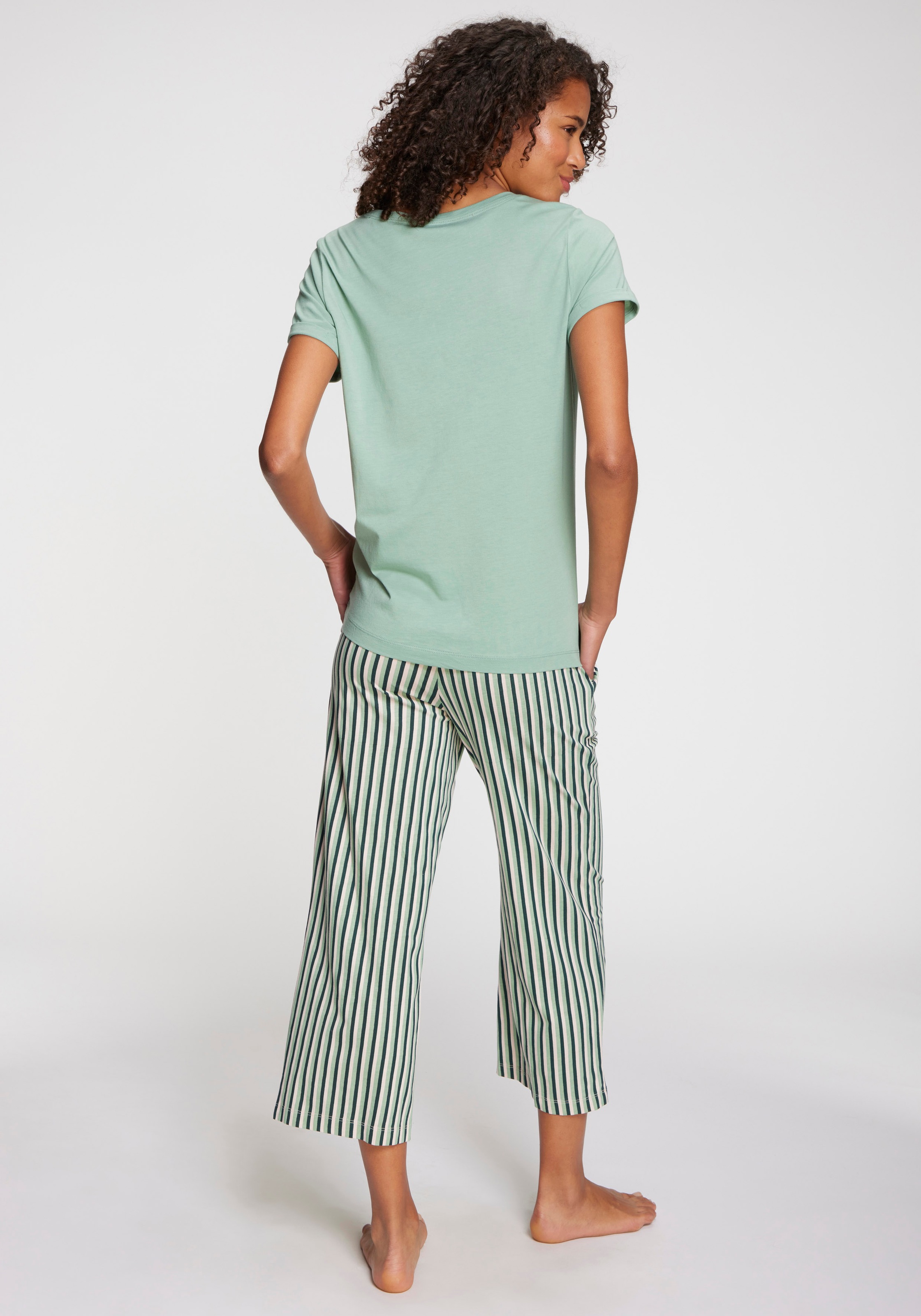 s.Oliver Pyjamaoberteil, Mit kleinem Frontprint
