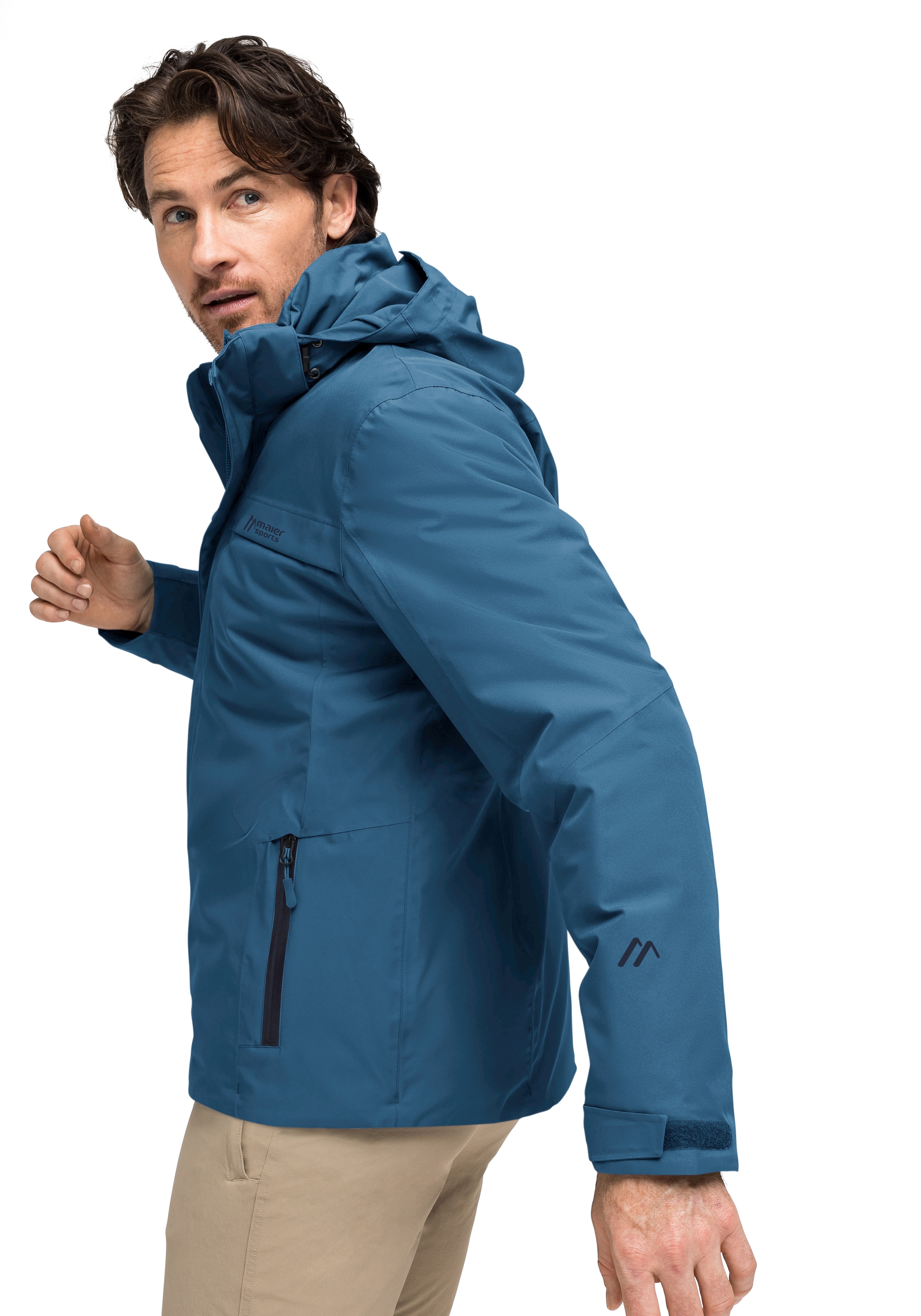 Maier Sports Funktionsjacke »Peyor M«, Herren Jacke, warm wattierte Winterjacke, wind/wasserdicht, Regular Fit